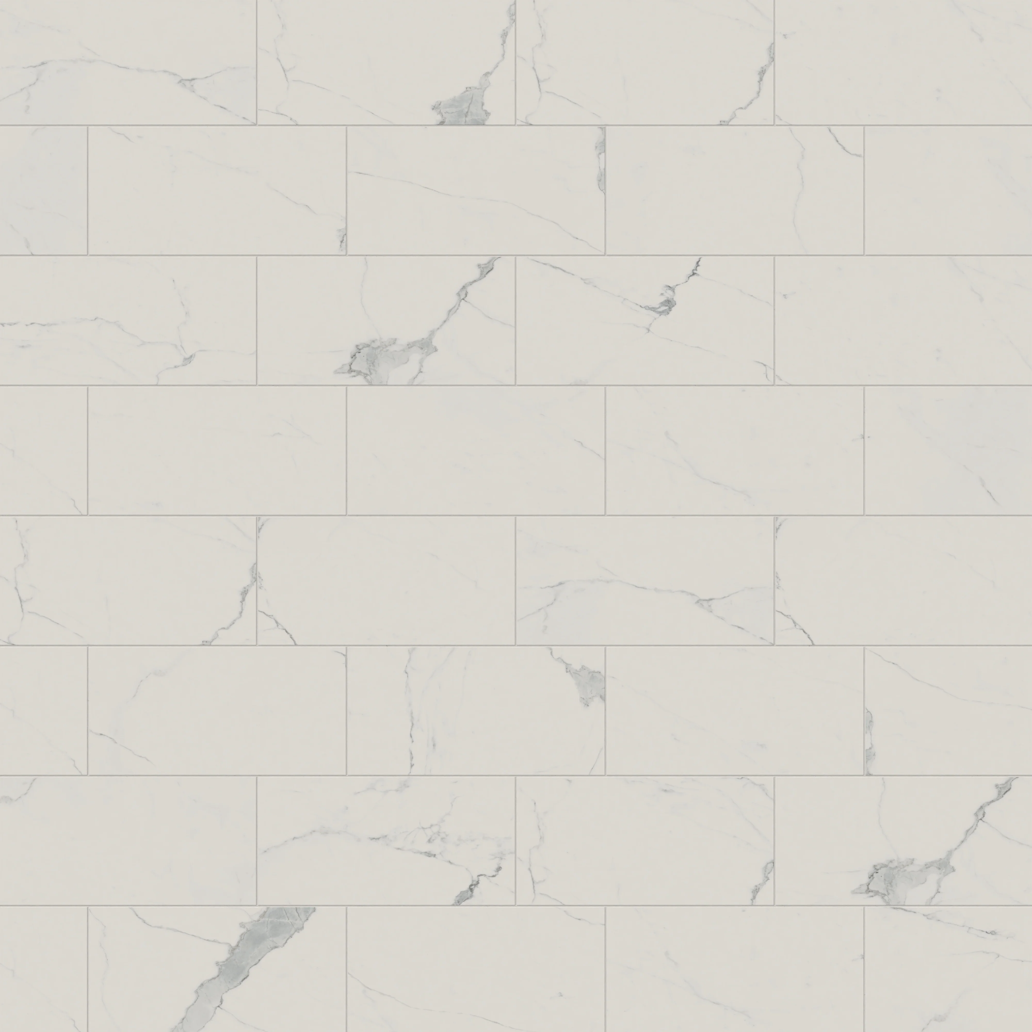 Leona 12x24 Matte Porcelain Tile in Calacatta - Image 9