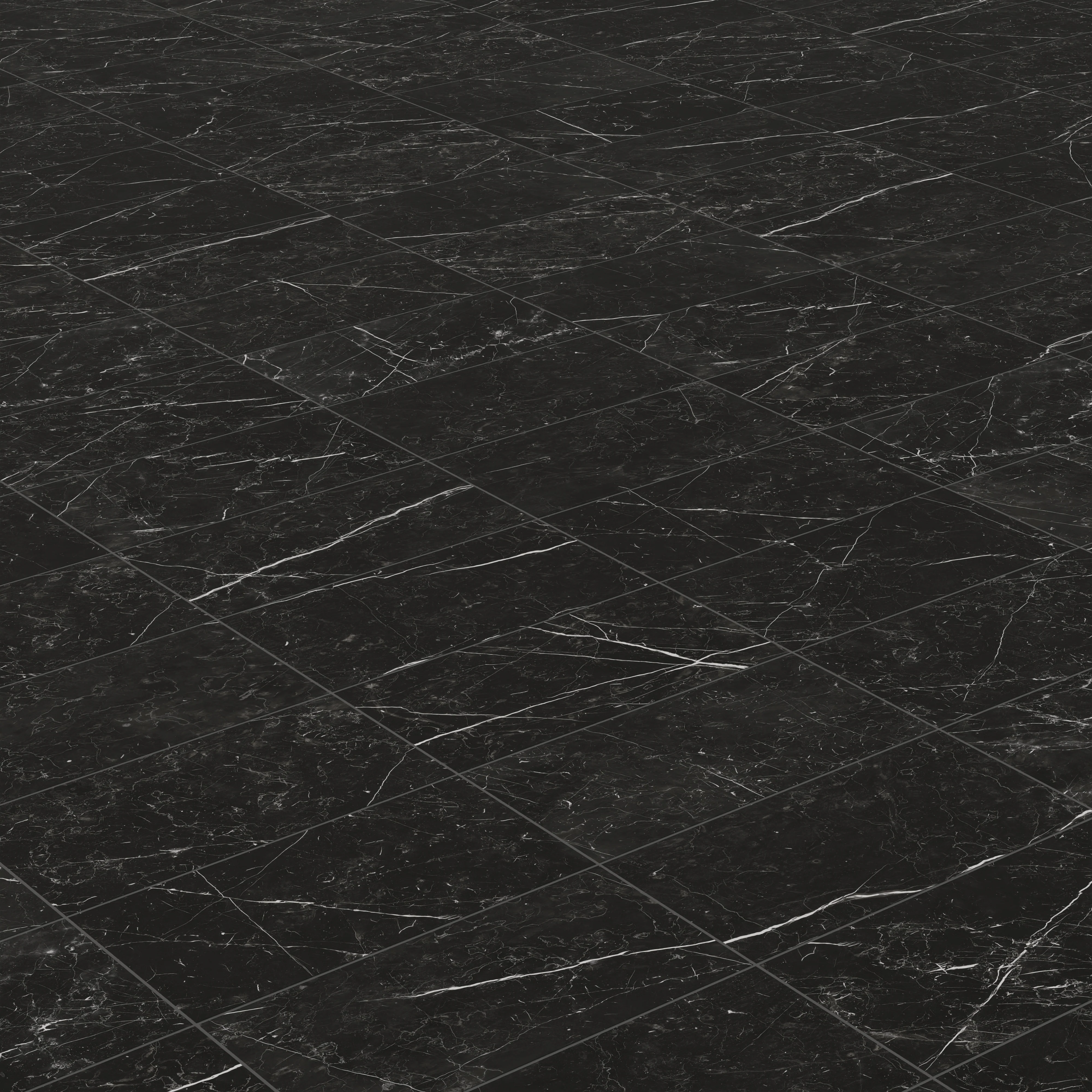 Leona 12x24 Matte Porcelain Tile in Nero Marquina - Image 4