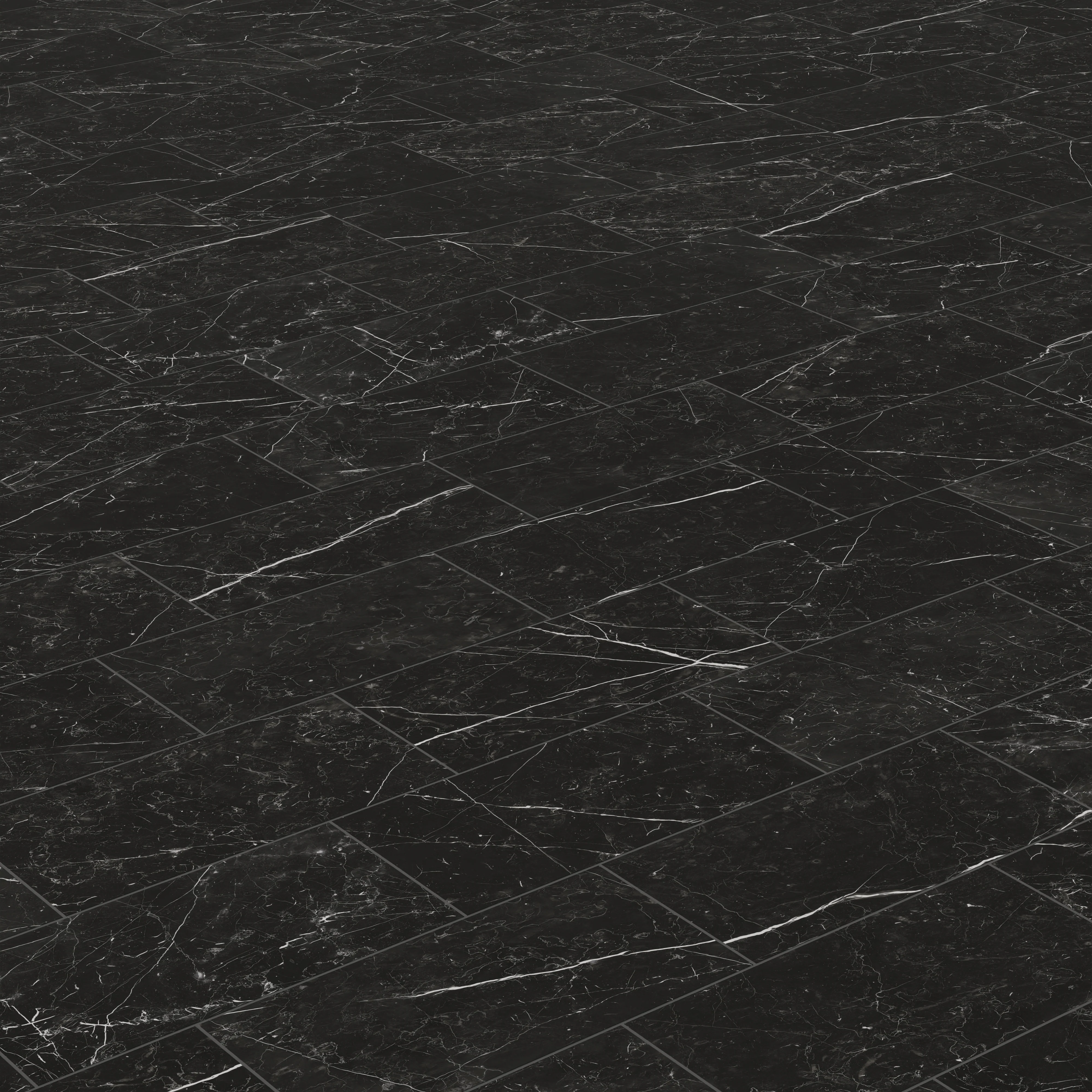 Leona 12x24 Matte Porcelain Tile in Nero Marquina - Image 6