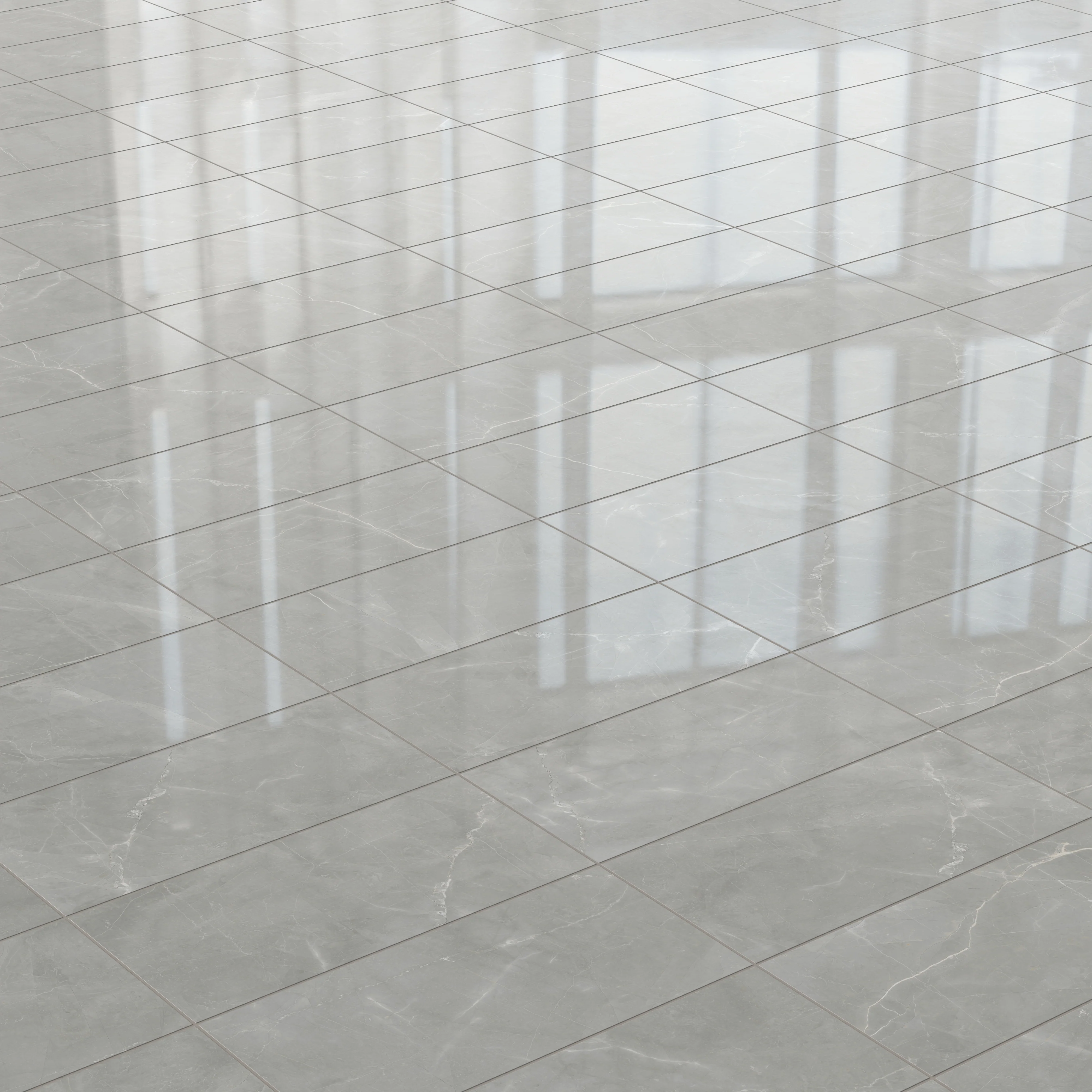 Leona 12x24 Polished Porcelain Tile in Amani Grey - Image 4