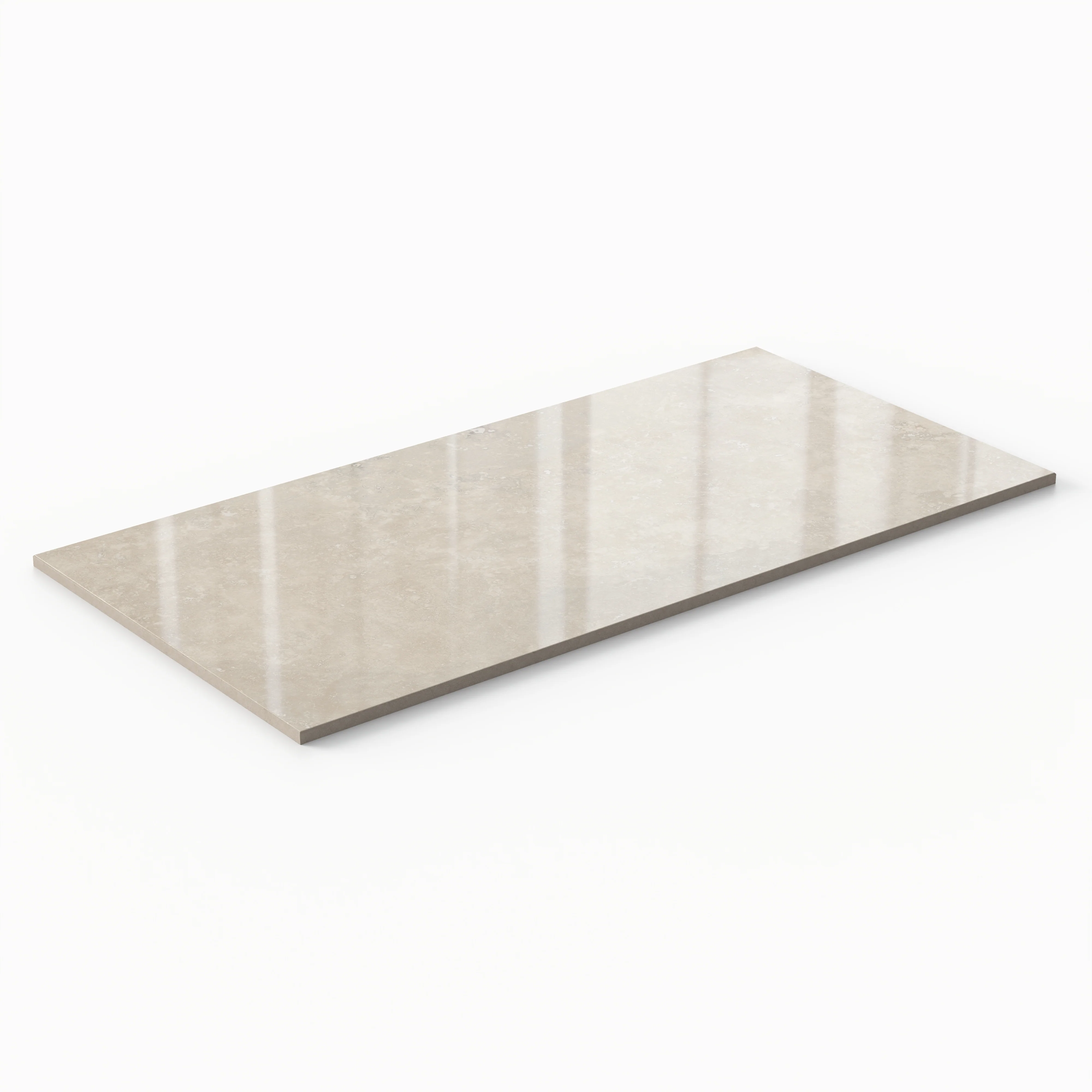 Leona 12x24 Polished Porcelain Tile in Marfil - Image 3