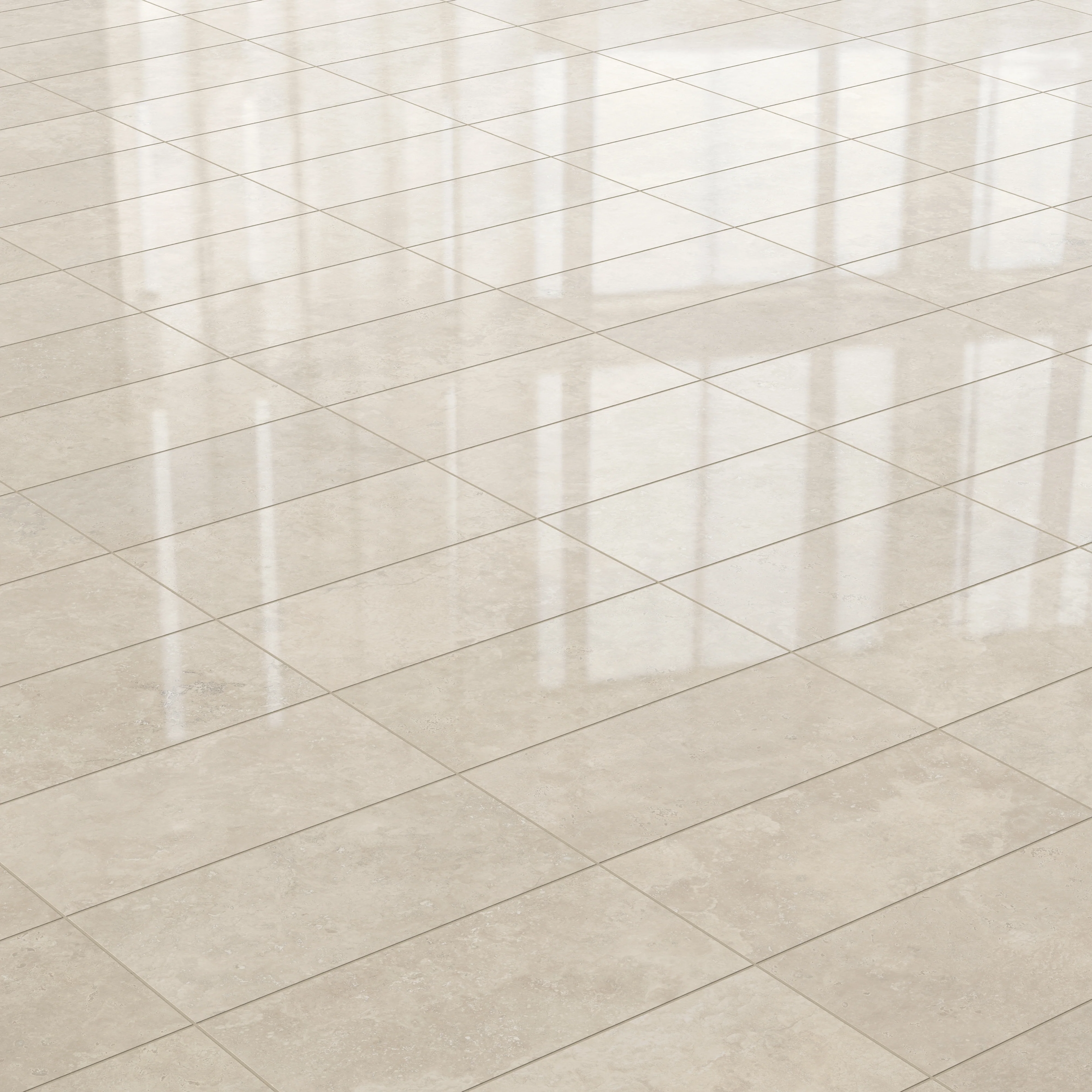Leona 12x24 Polished Porcelain Tile in Marfil - Image 4
