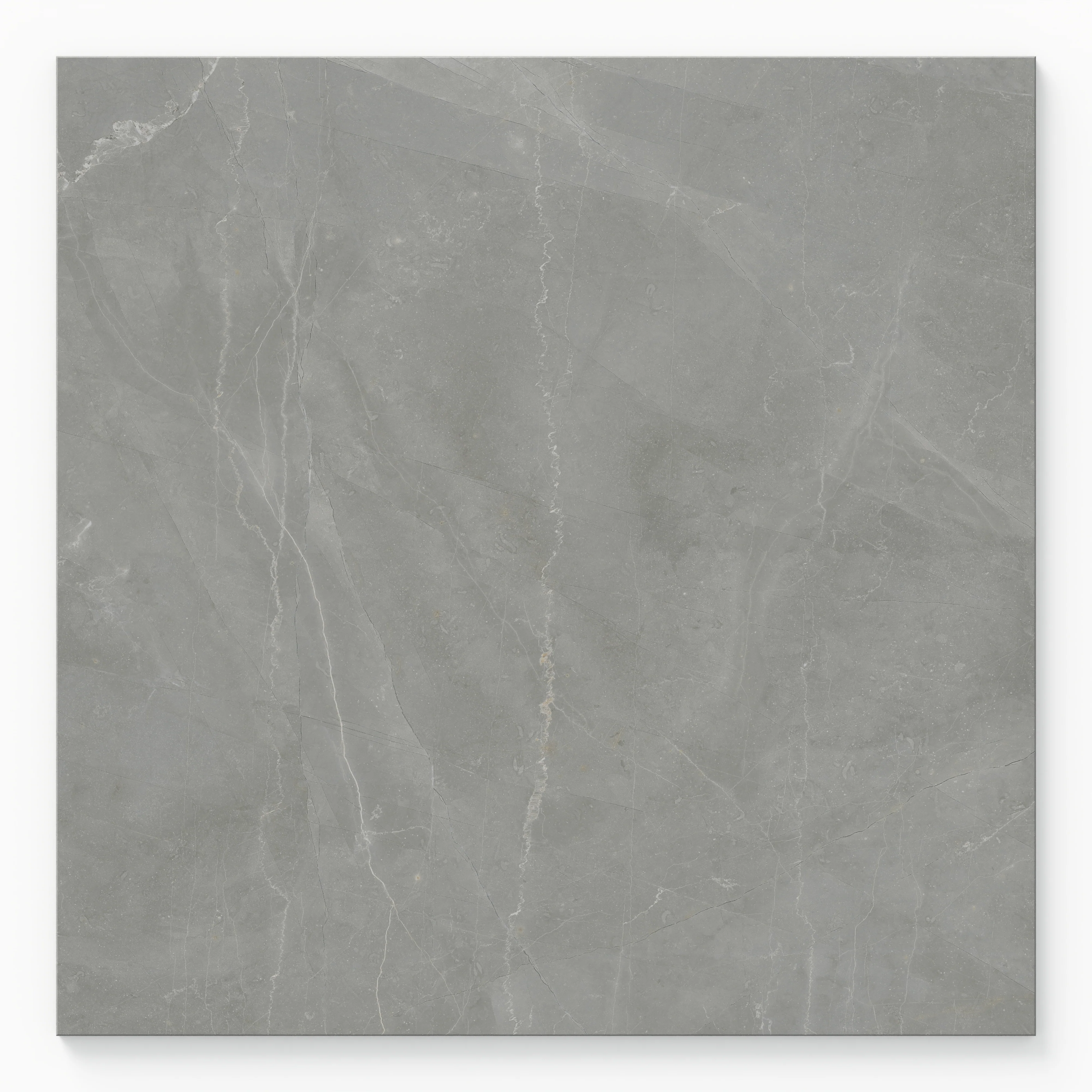 Leona 24x24 Matte Porcelain Tile in Amani Grey - Image 3