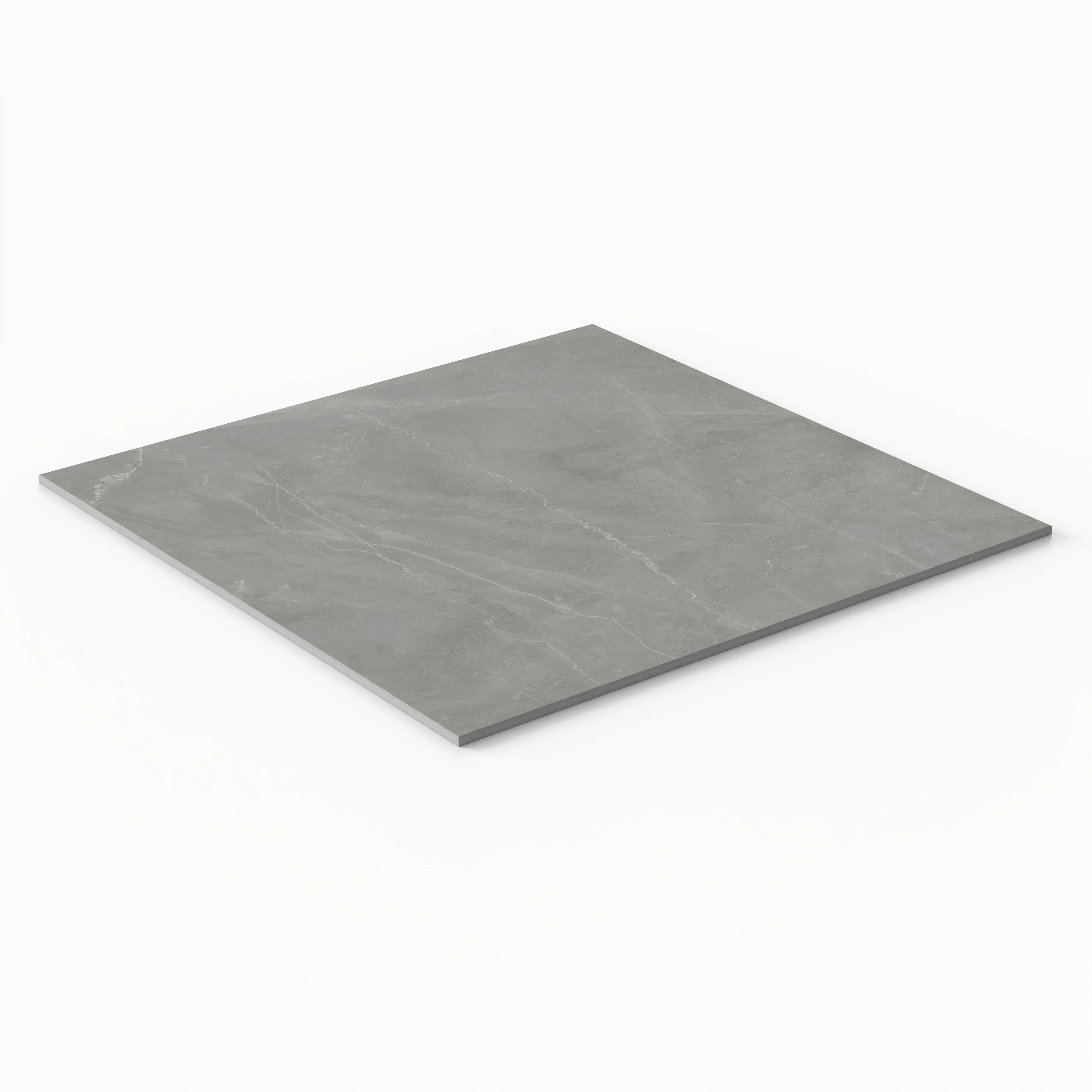Leona 24x24 Matte Porcelain Tile in Amani Grey - Image 4