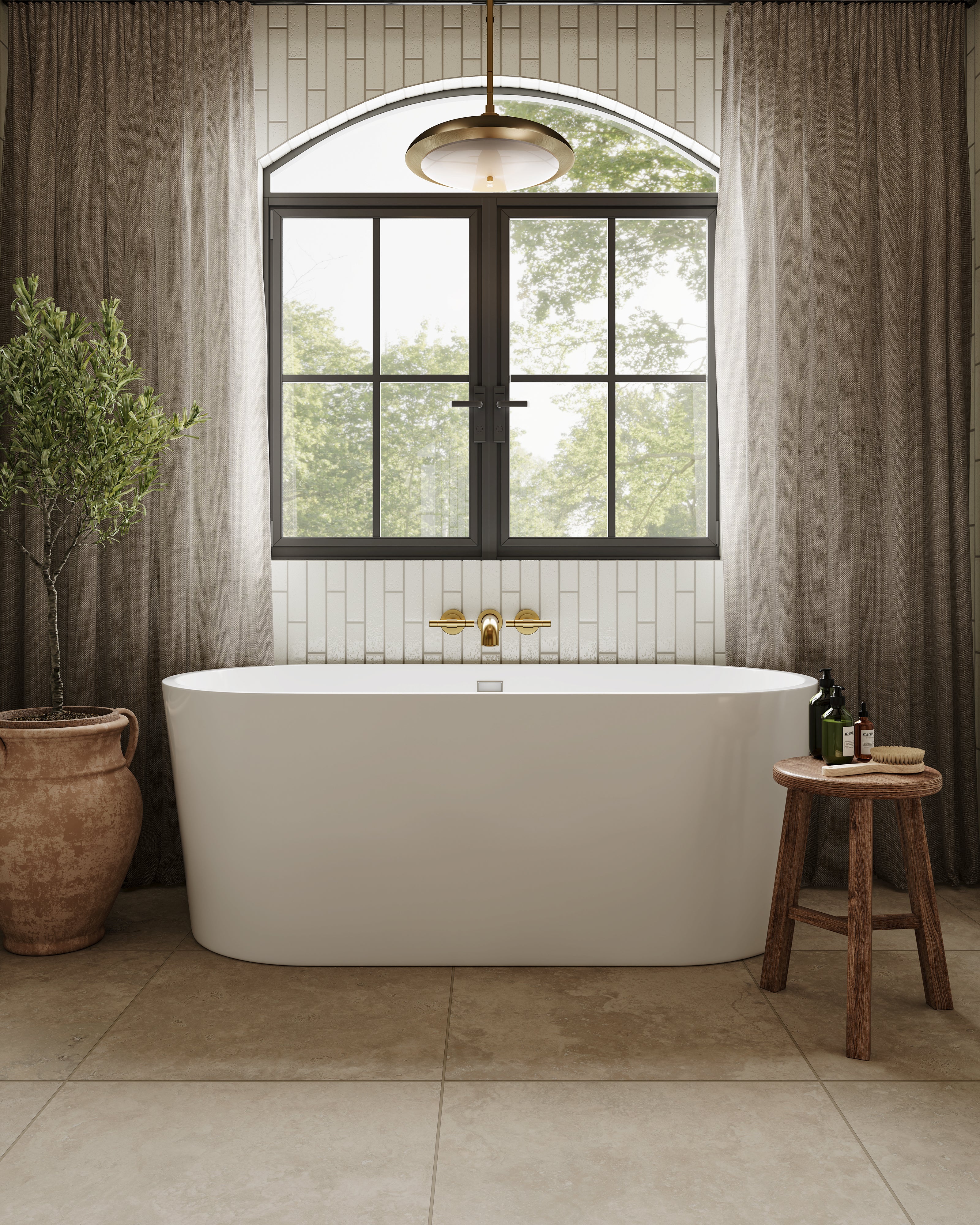 Leona 24x24 Matte Porcelain Tile in Marfil - Image 9