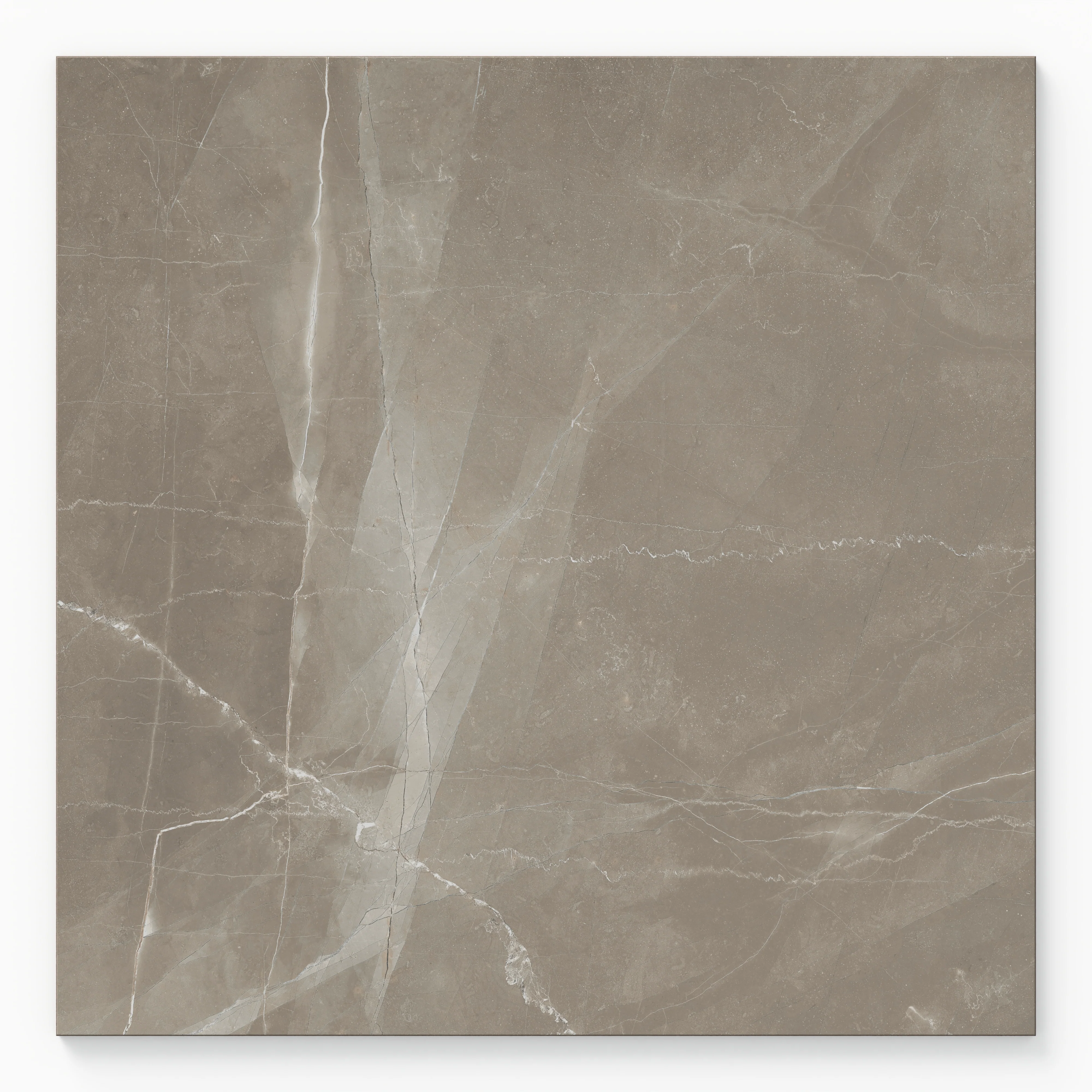 Leona 24x24 Polished Porcelain Tile in Amani Bronze - Image 2