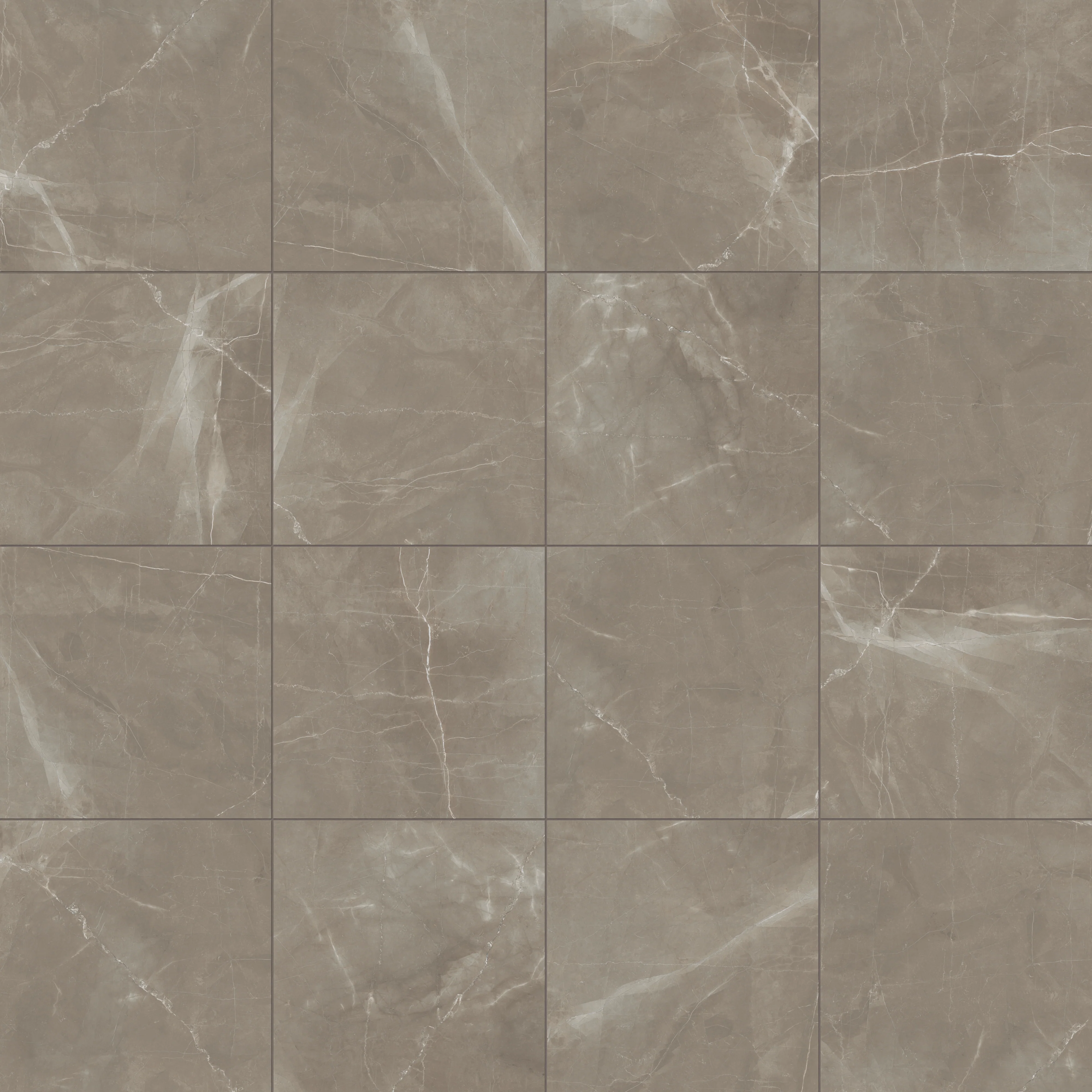 Leona 24x24 Polished Porcelain Tile in Amani Bronze - Image 5