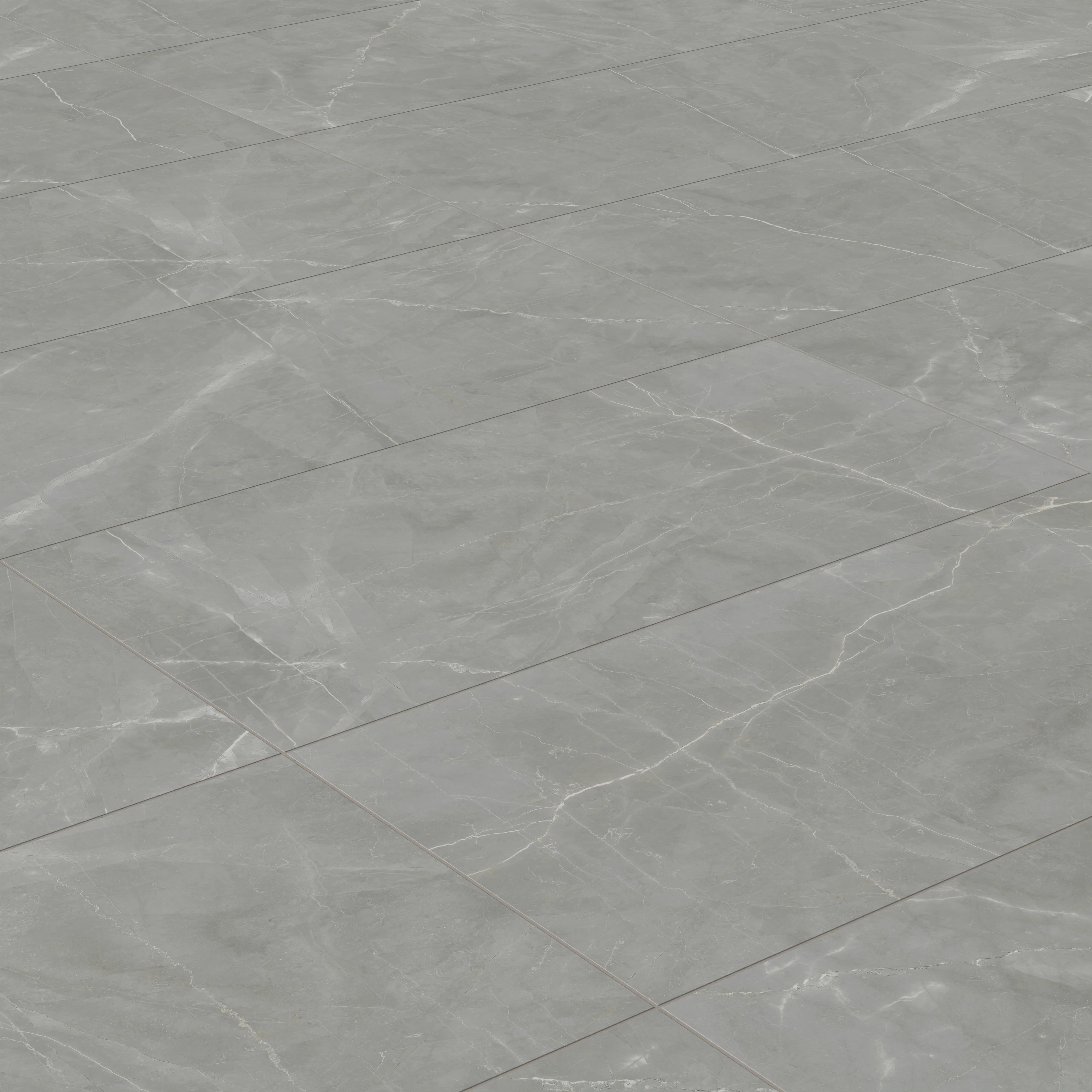 Leona 24x48 Matte Porcelain Tile in Amani Grey - Image 5