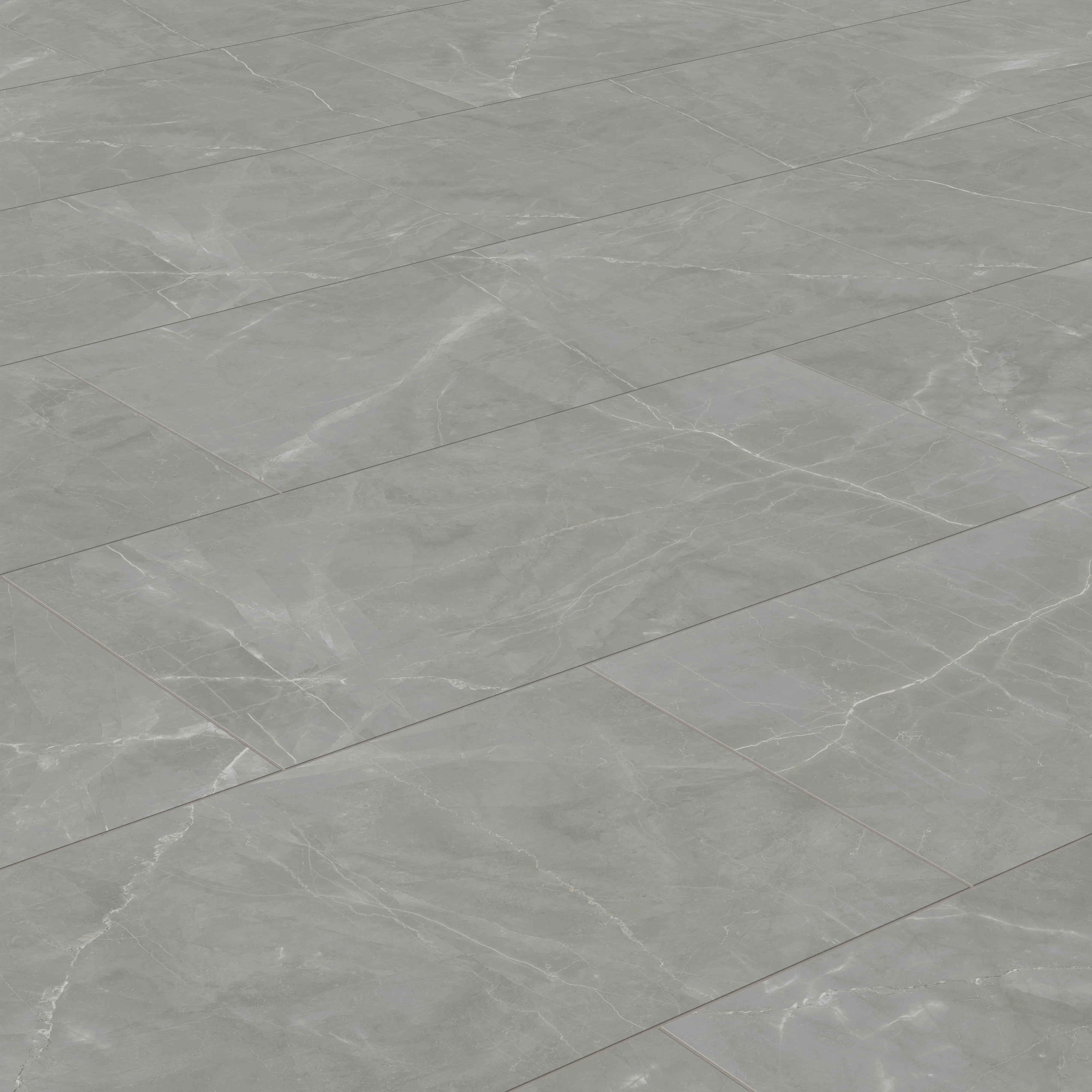Leona 24x48 Matte Porcelain Tile in Amani Grey - Image 7