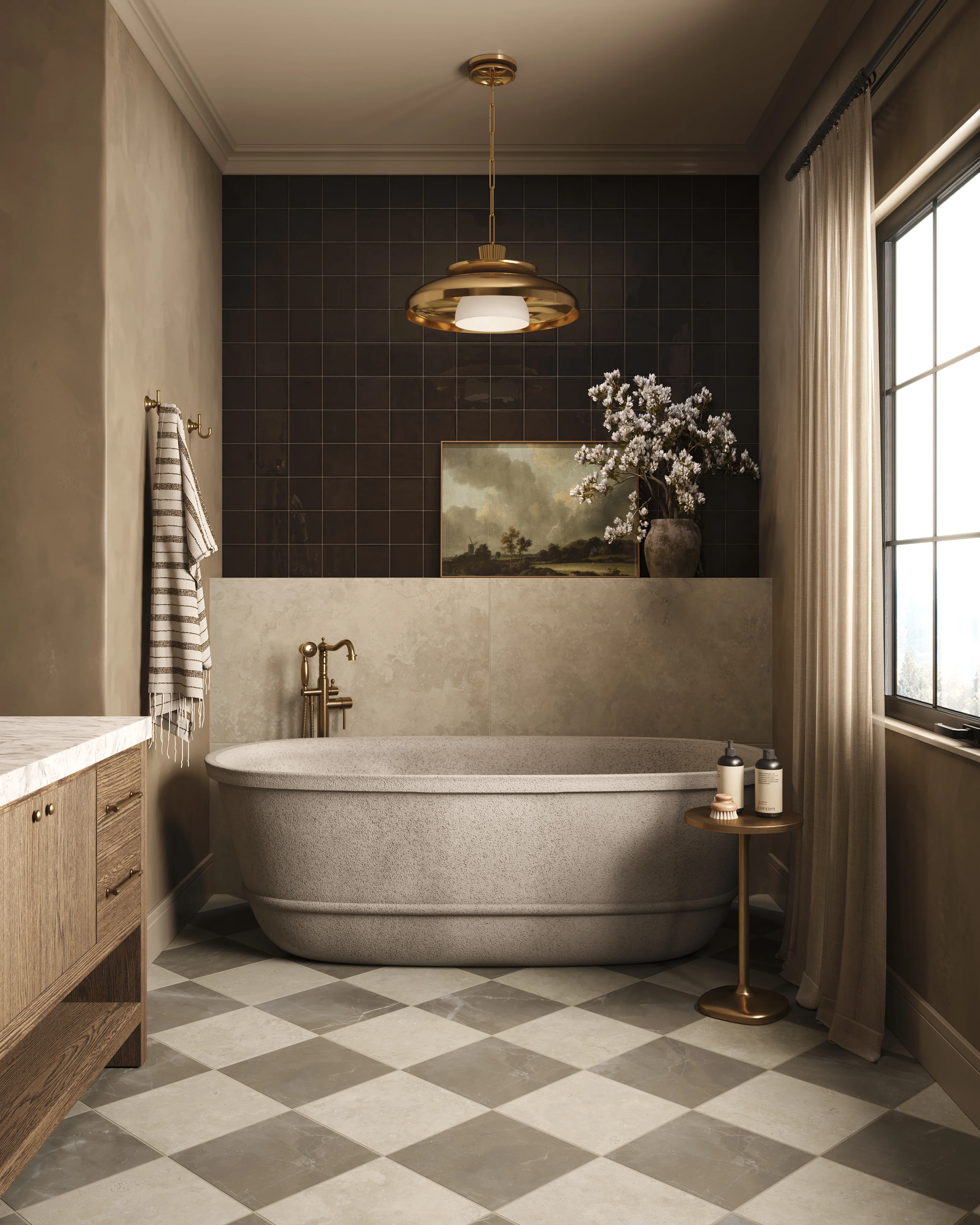 Leona 24x48 Matte Porcelain Tile in Marfil - Image 15