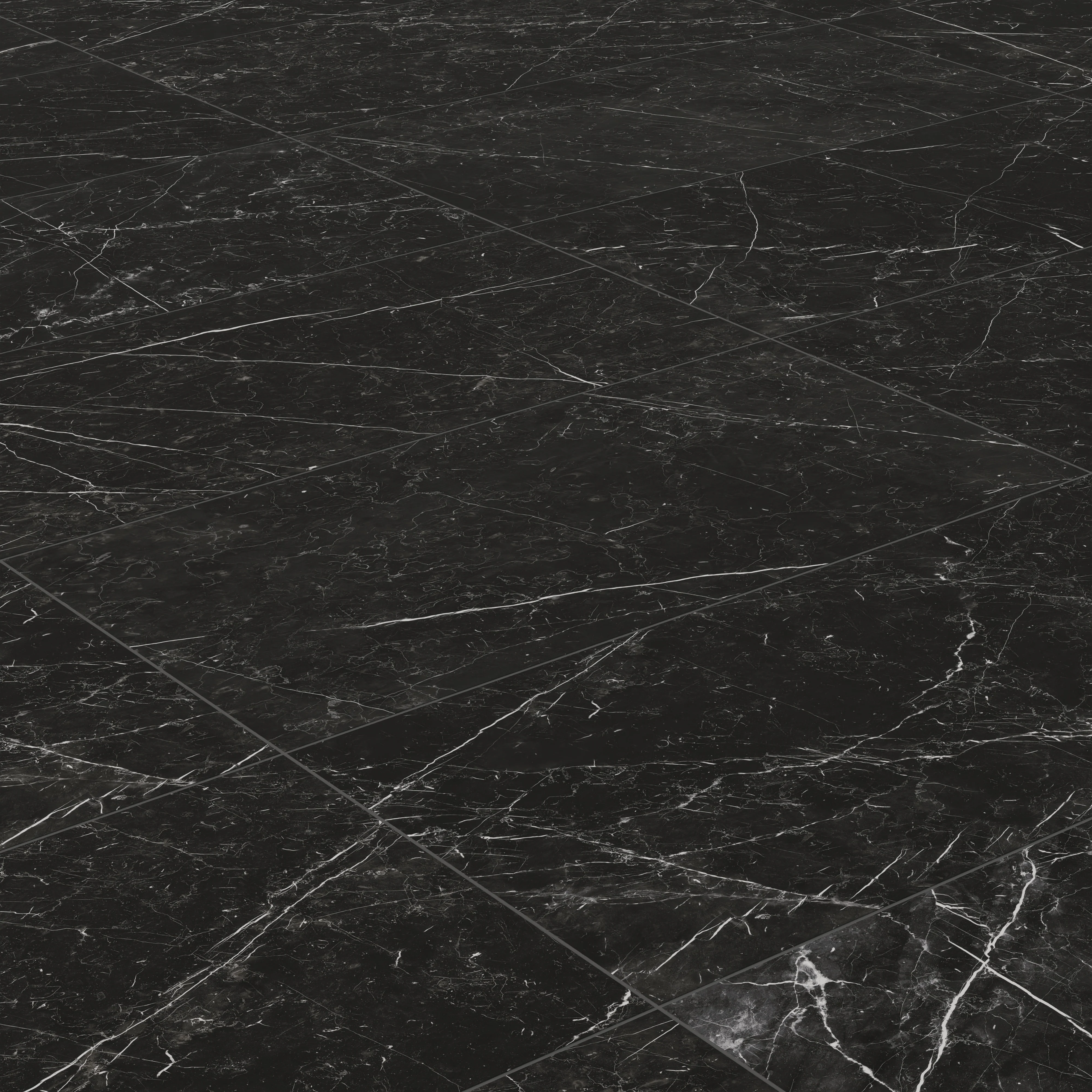 Leona 24x48 Matte Porcelain Tile in Nero Marquina - Image 5