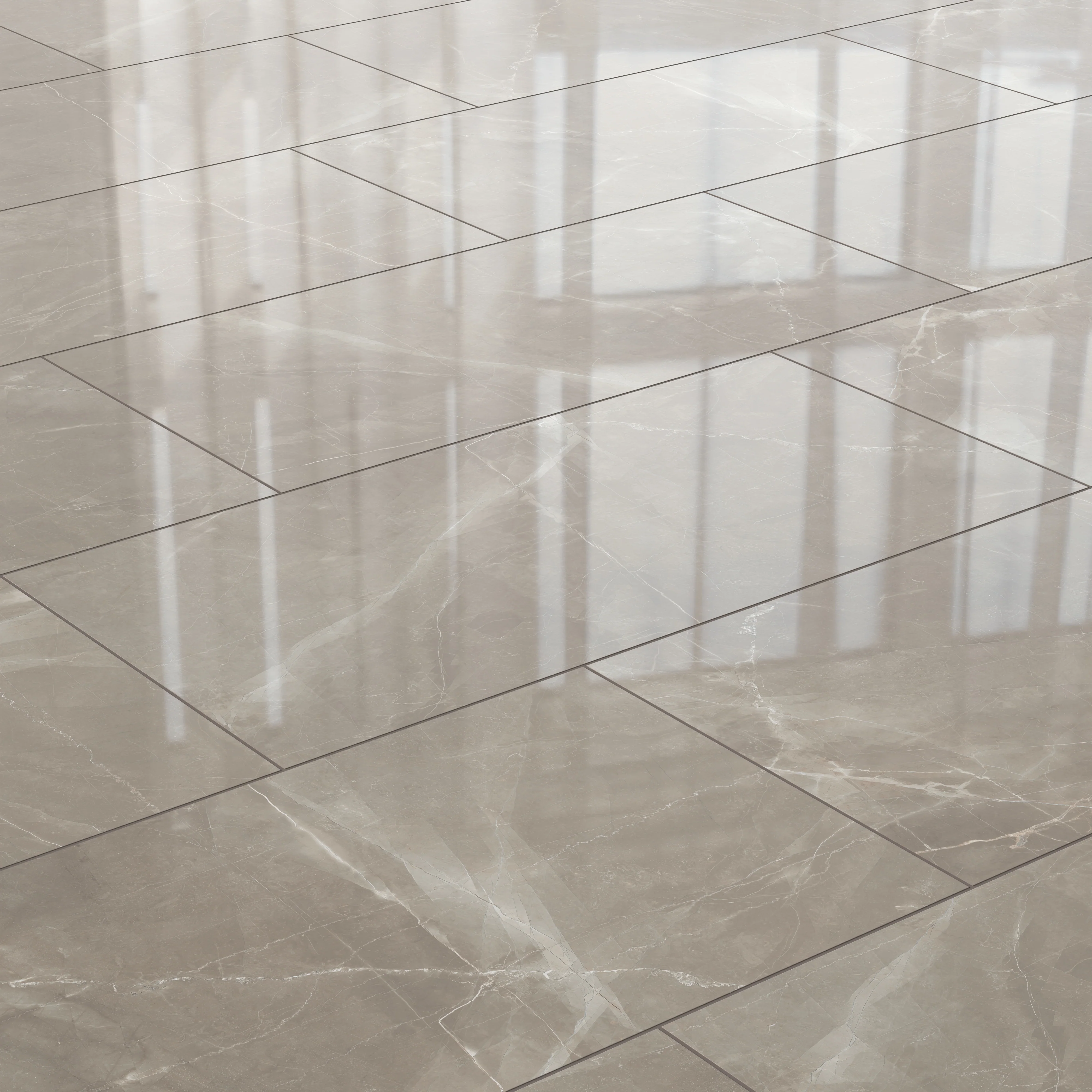 Leona 24x48 Polished Porcelain Tile in Amani Bronze - Image 7