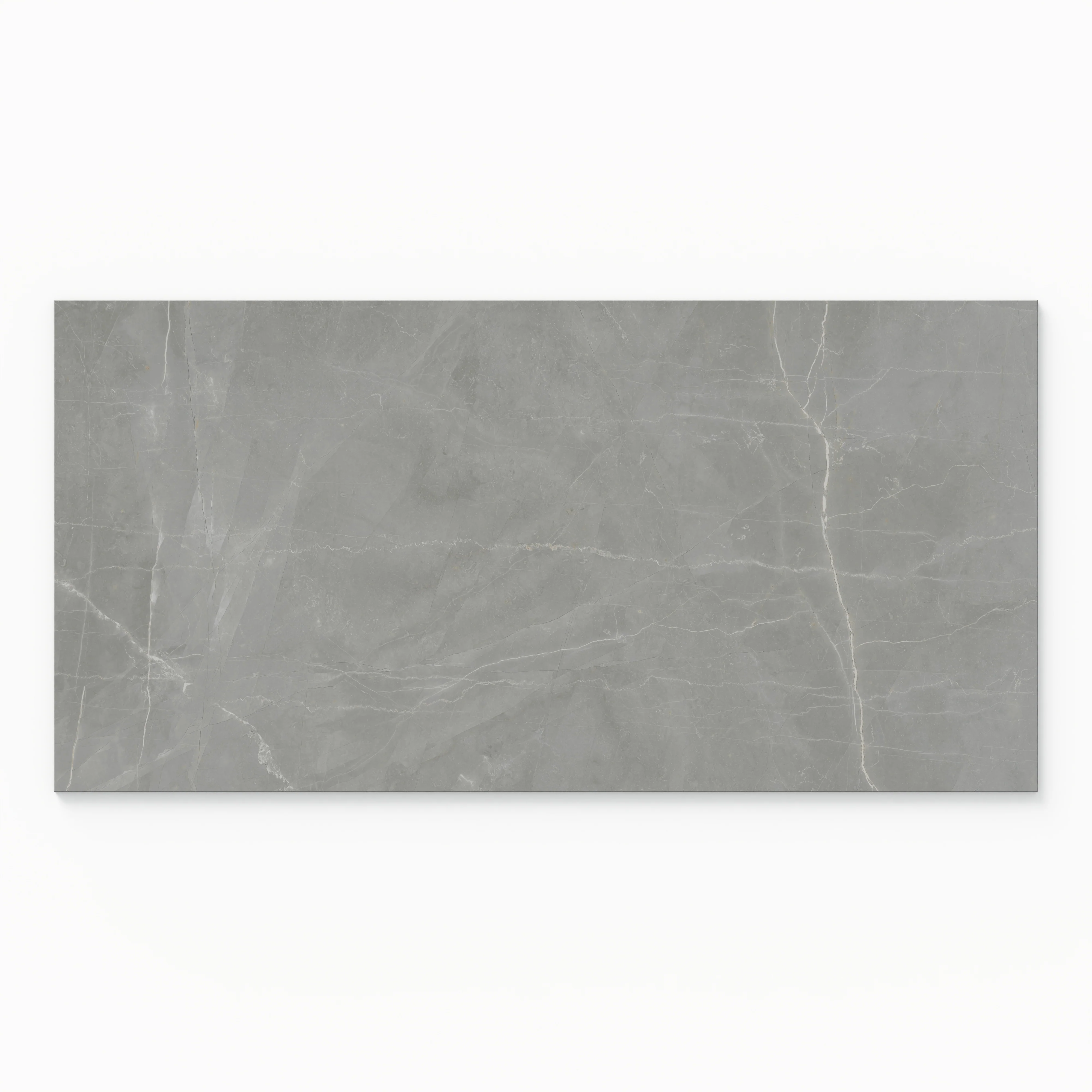 Leona 24x48 Polished Porcelain Tile in Amani Grey - Image 3