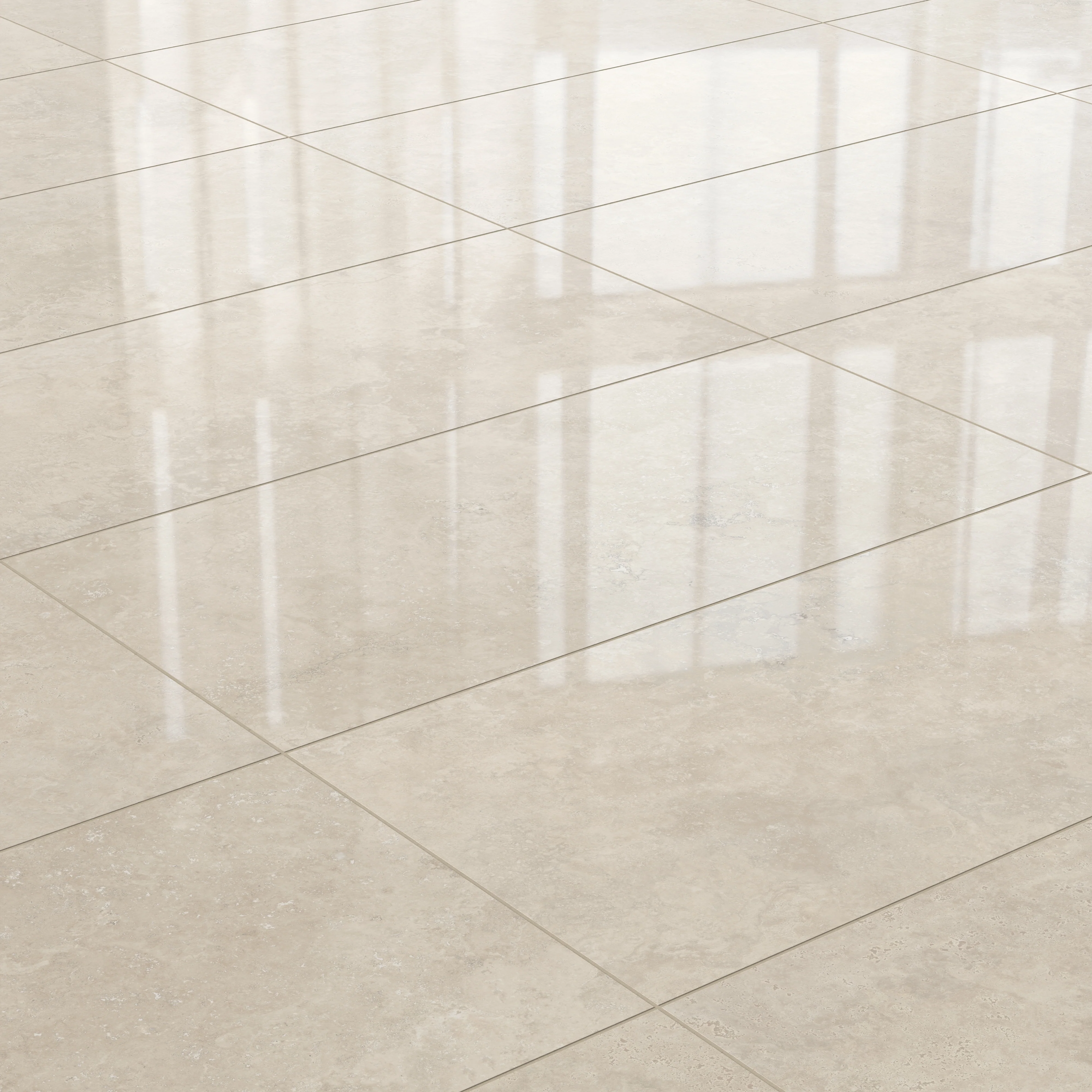 Leona 24x48 Polished Porcelain Tile in Marfil - Image 5