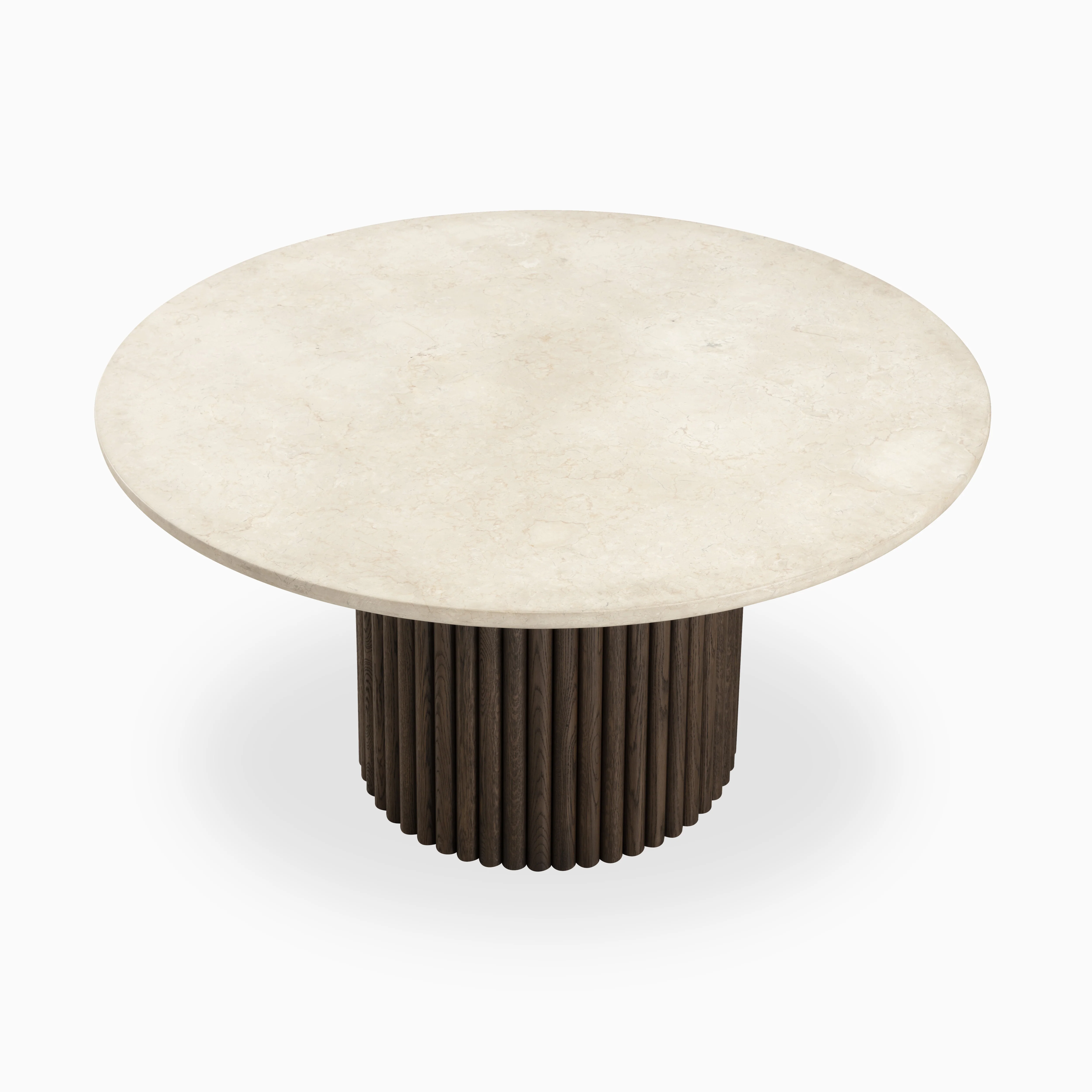 Leonardo 59" Dining Table in Brown - Image 3