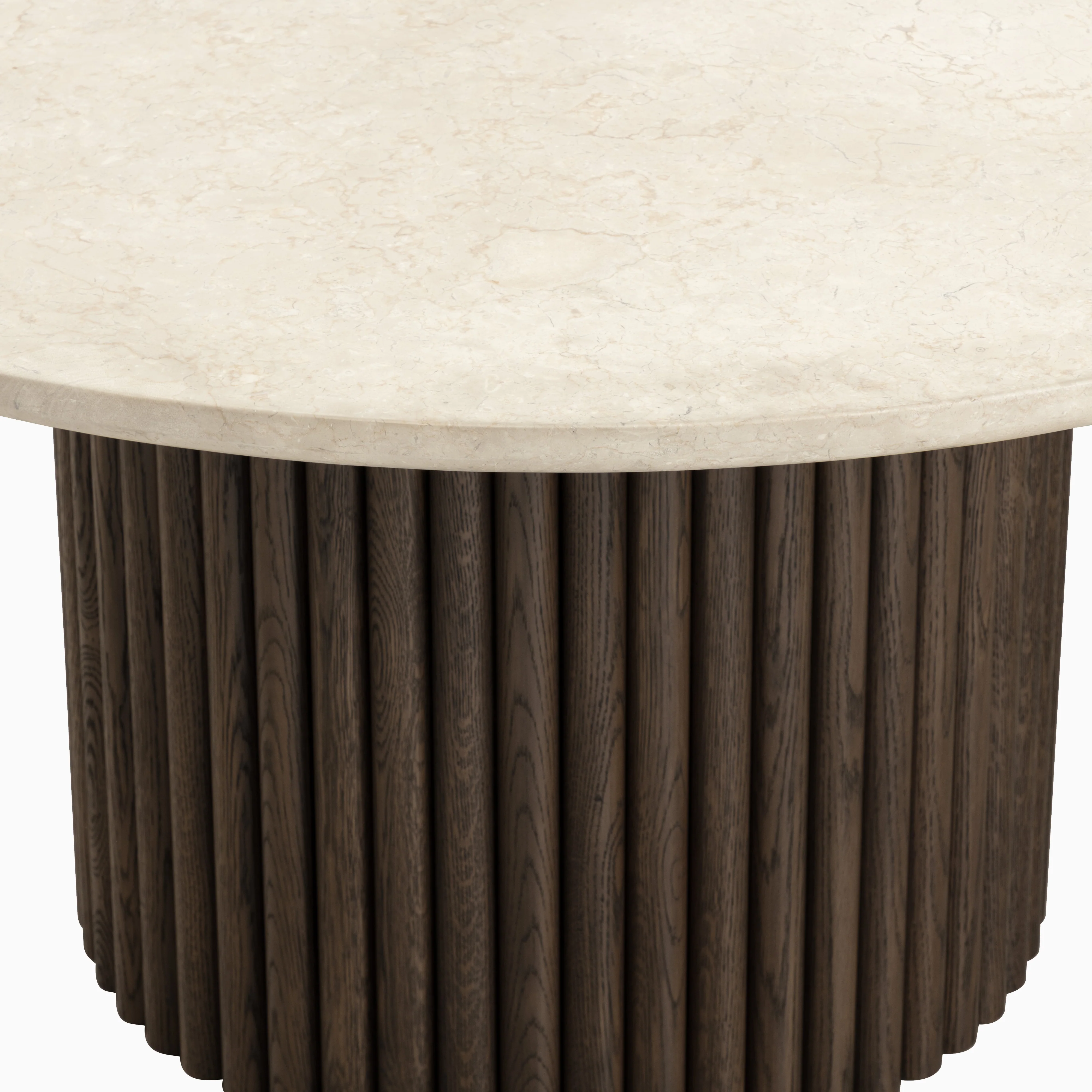 Leonardo 59" Dining Table in Brown - Image 4