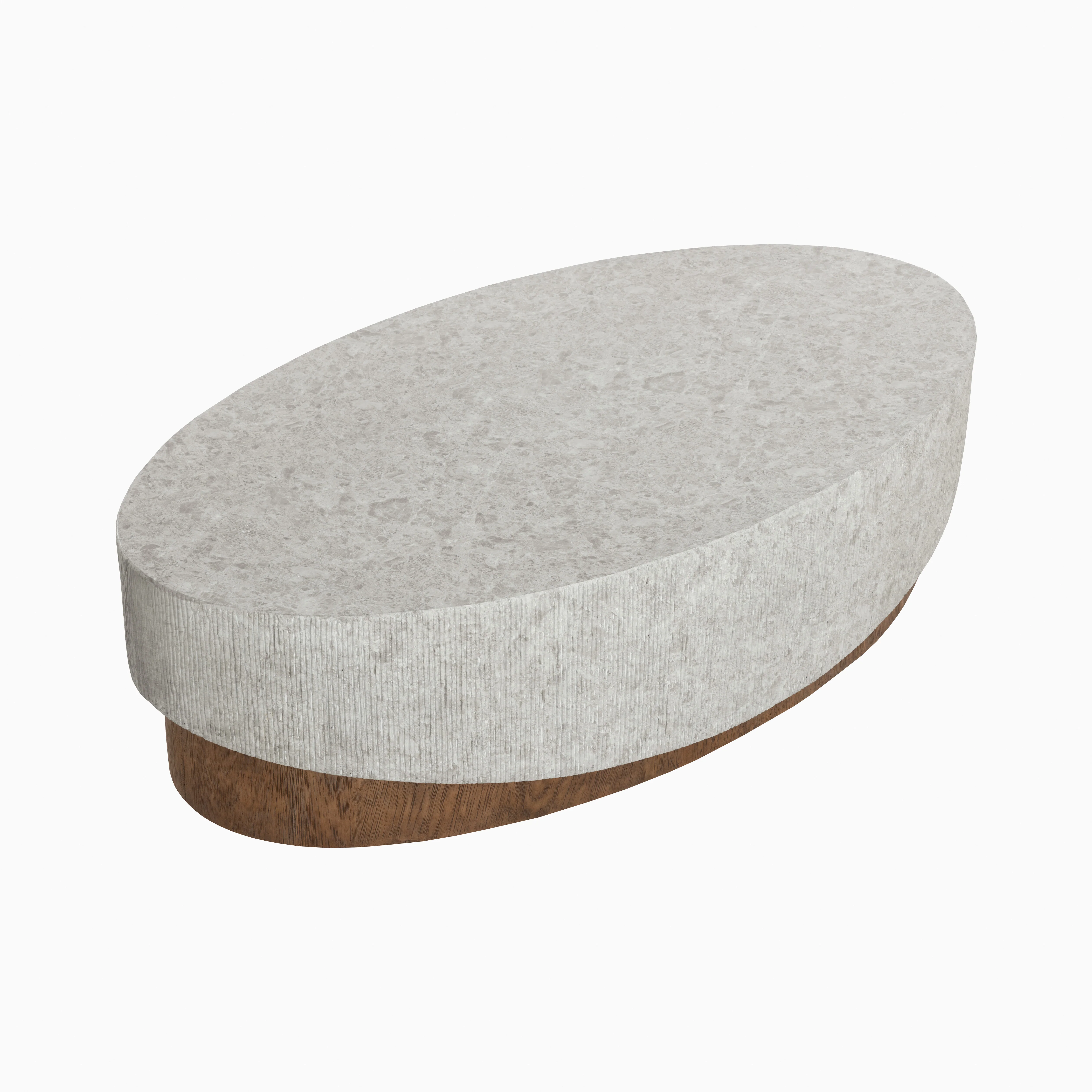 Leone Outdoor Coffee Table in Grey - Image 3
