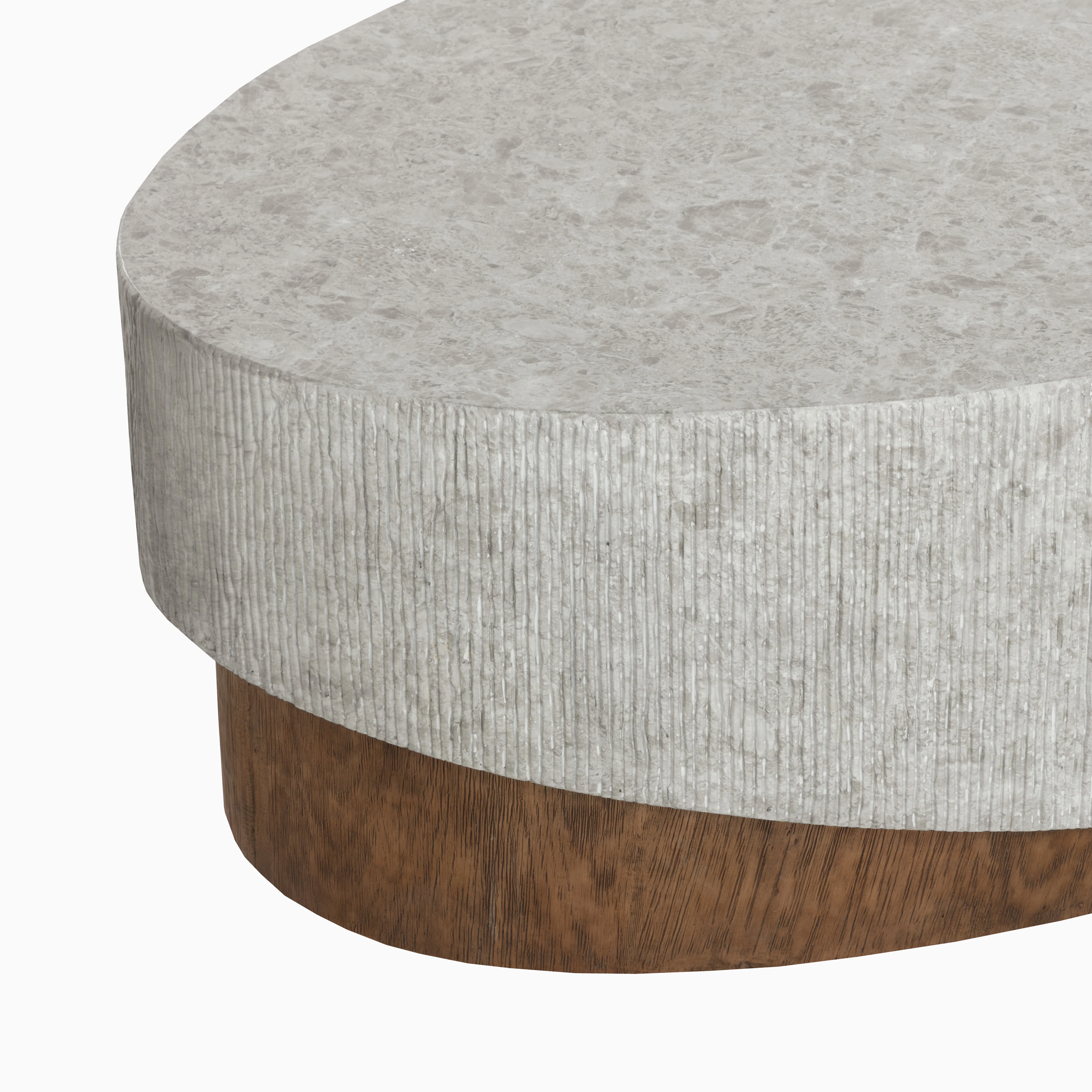 Leone Outdoor Coffee Table in Grey - Image 4