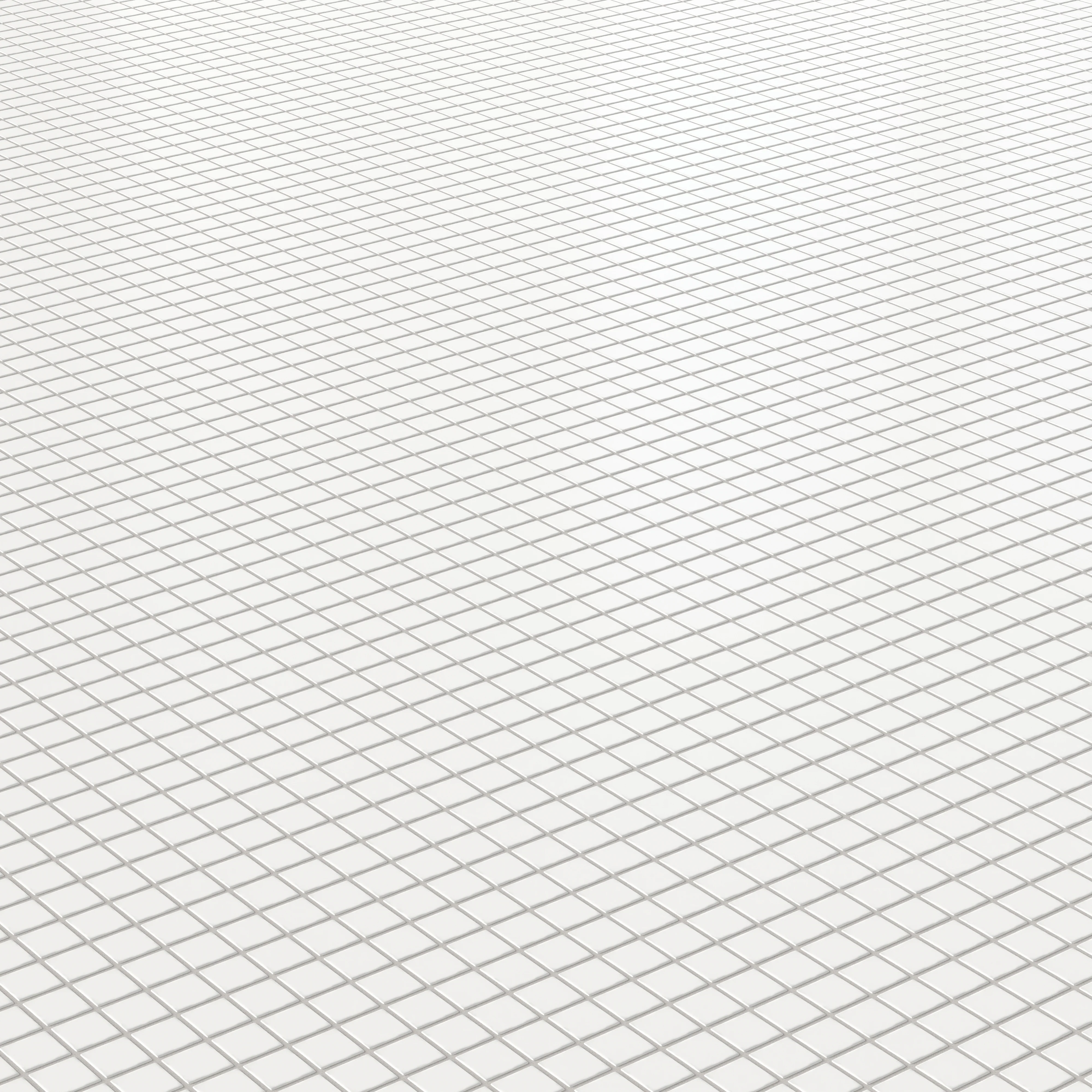 Levi 12x12 Matte Porcelain 1x1 Square Mosaic Tile in White - Image 3