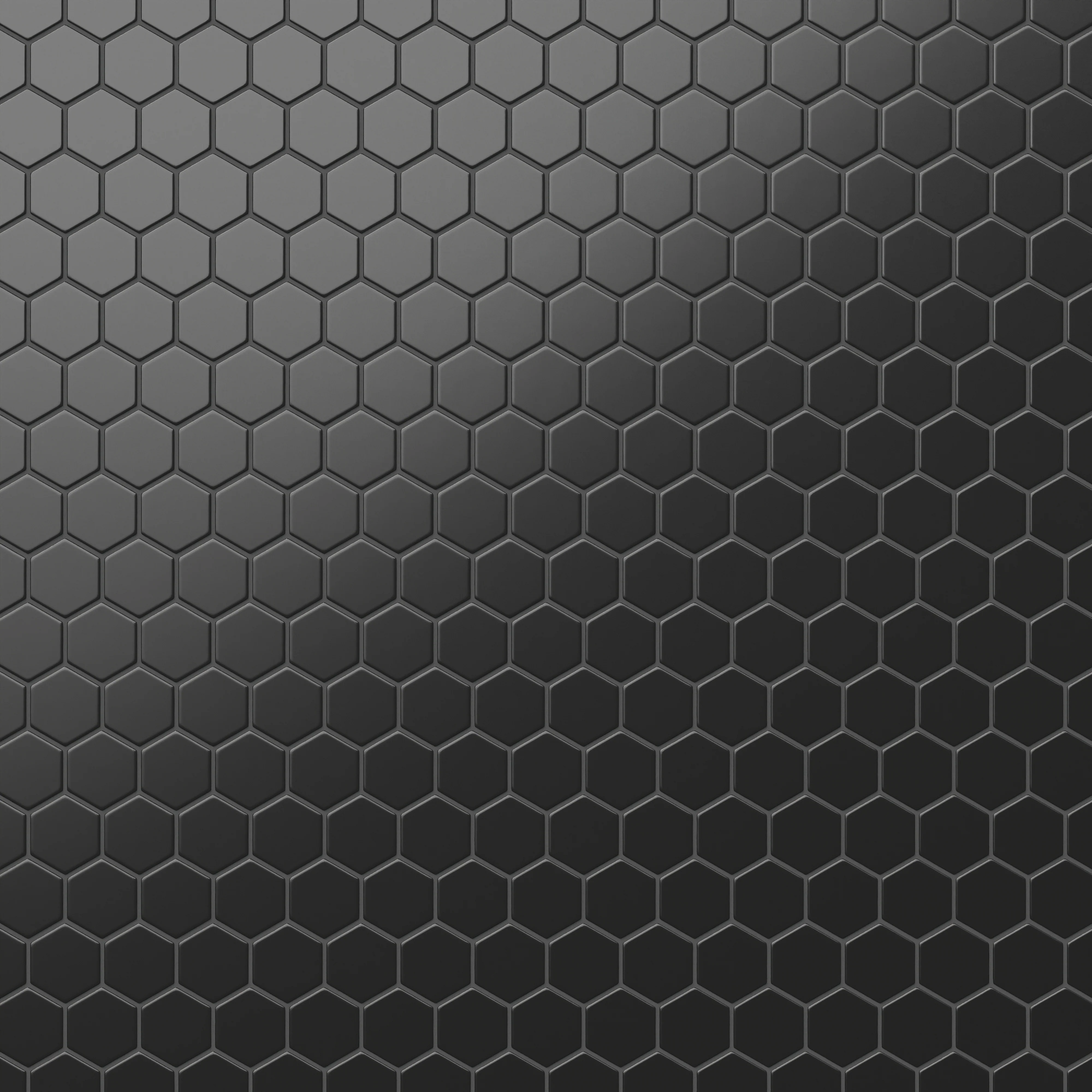 Levi 12x12 Matte Porcelain 2x2 Hexagon Mosaic Tile in Black - Image 4