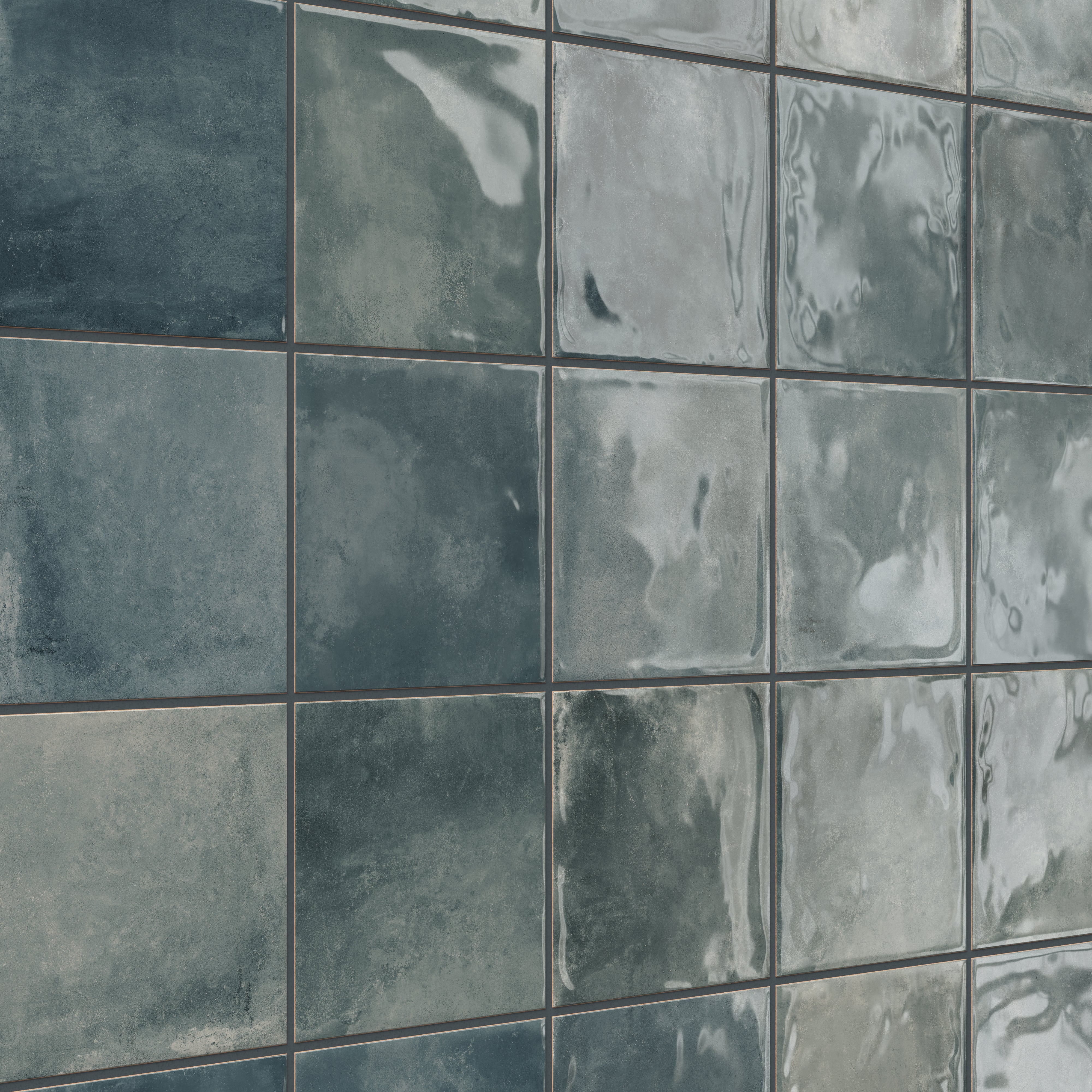 Lilah 6x6 Glossy Ceramic Tile in Marine - Image 5