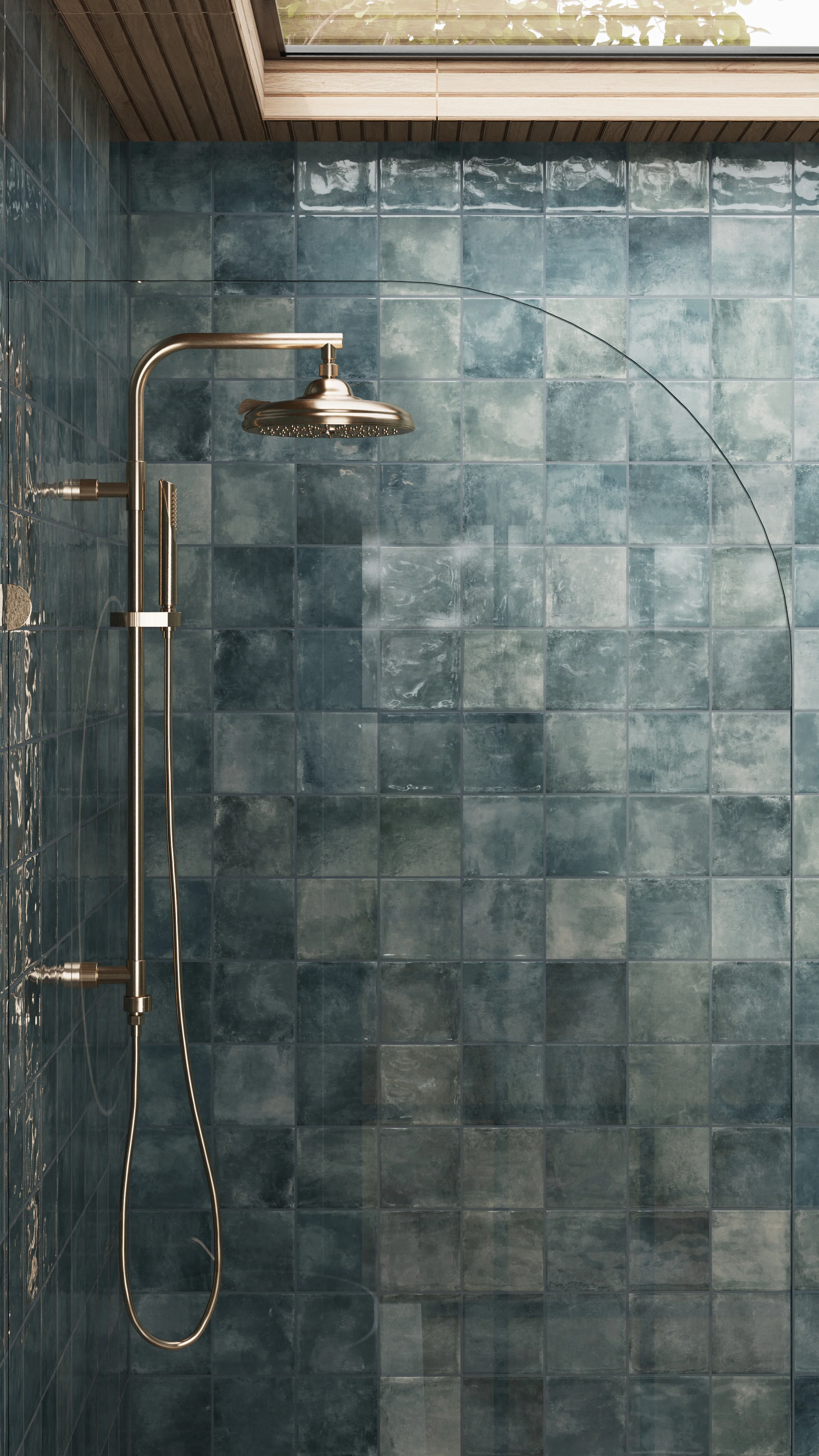 Lilah 6x6 Glossy Ceramic Tile in Marine - Image 8