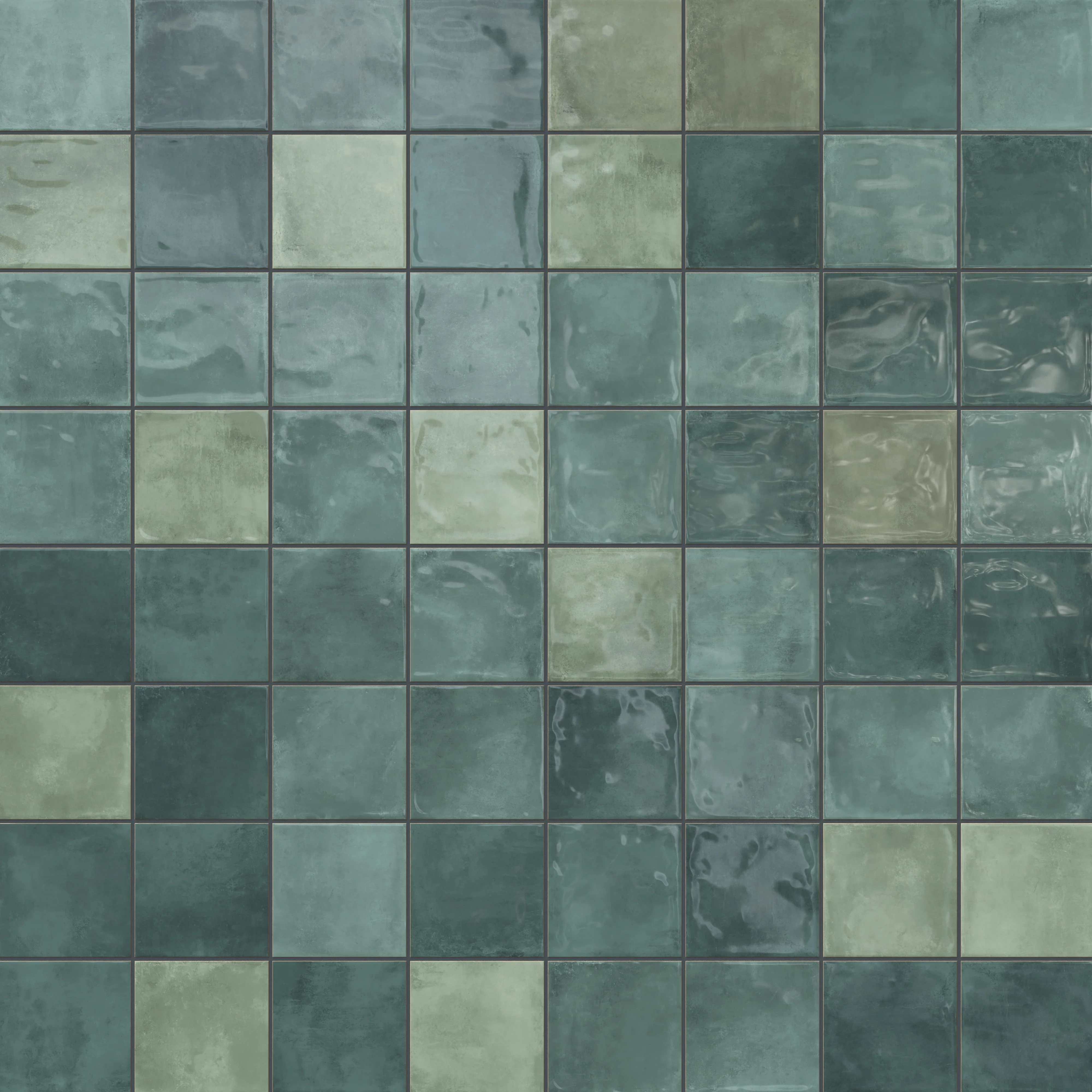 Lilah 6x6 Glossy Ceramic Tile in Opal - Image 9