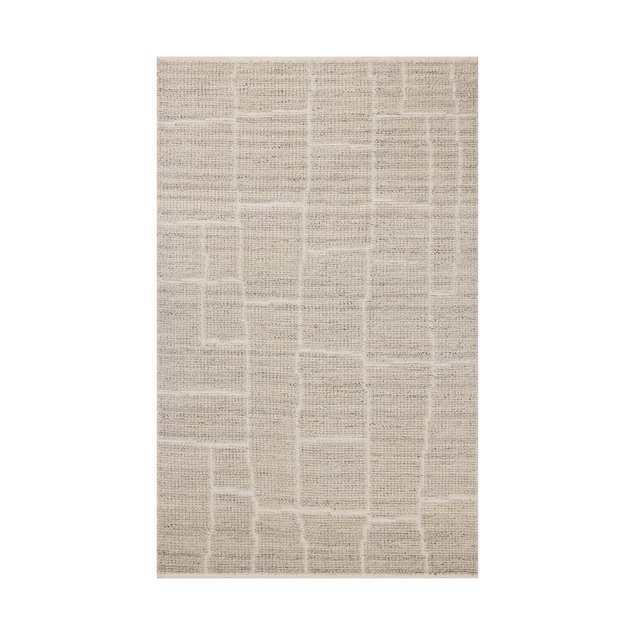 Linton Wool Blend Hand Loomed Rug in Dove, 5'6" x 8'6"