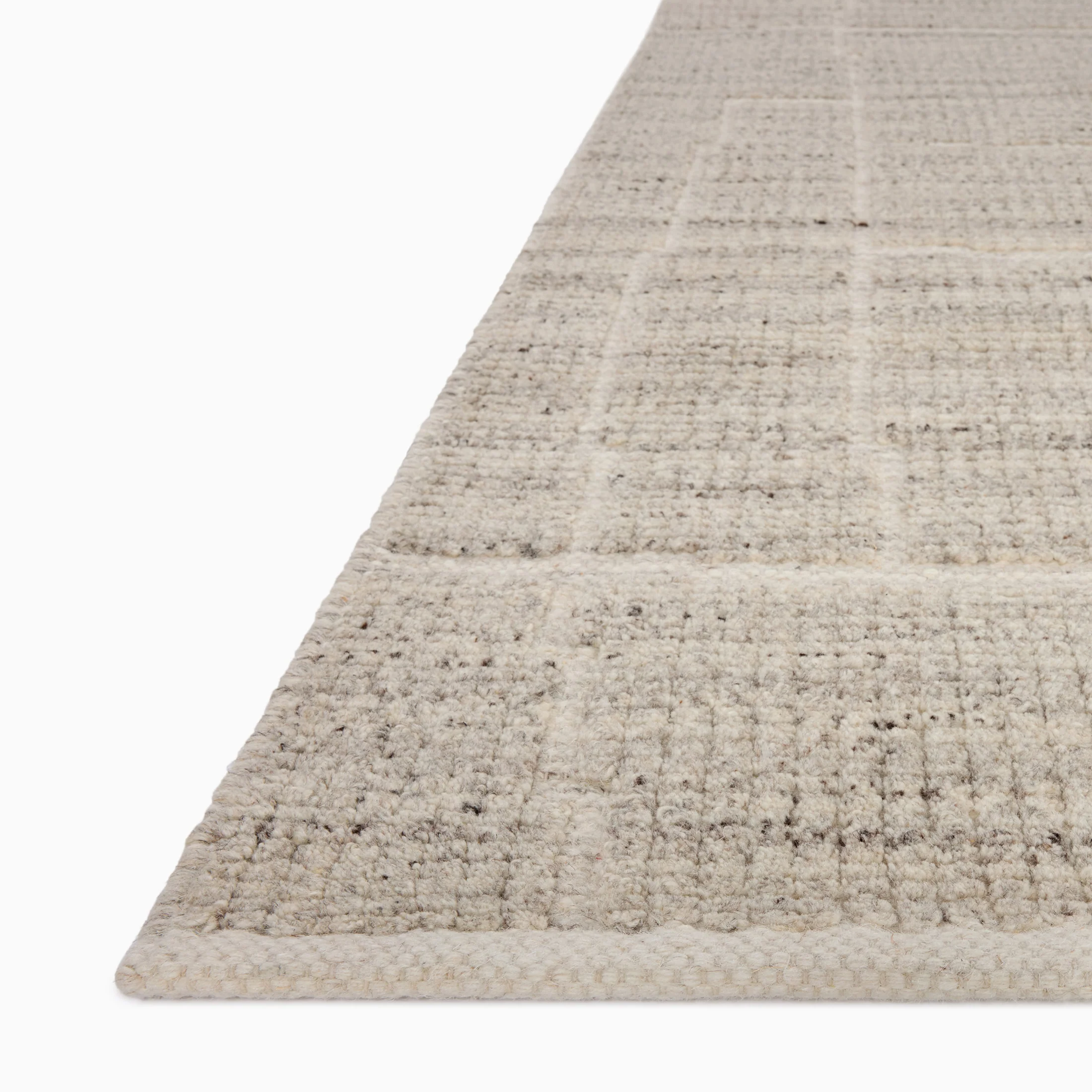 Linton Wool Blend Hand Loomed Rug in Dove, 5'6" x 8'6" - Image 2