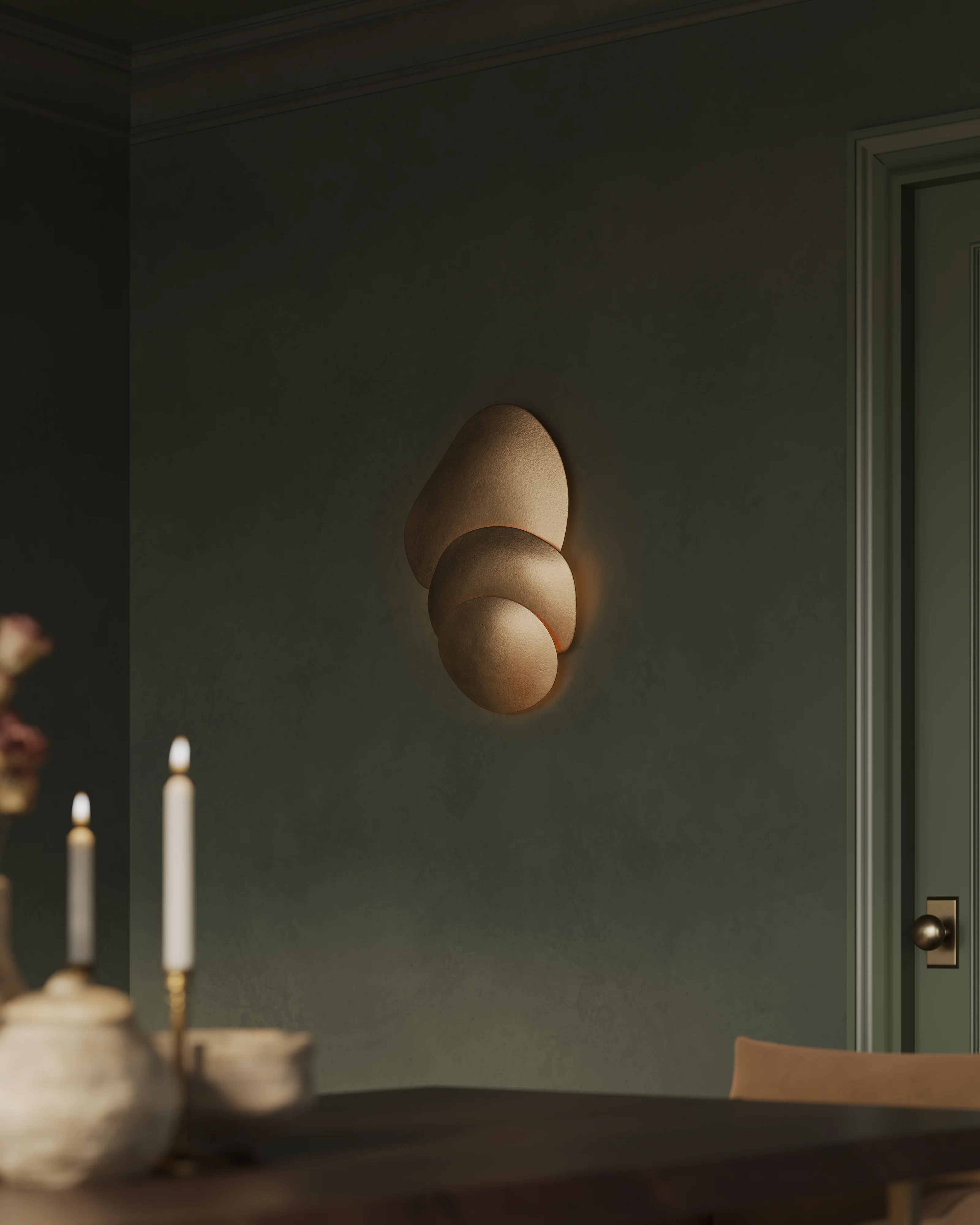 Lynn Wall Sconce In Vintage Gold Leaf - Image 2