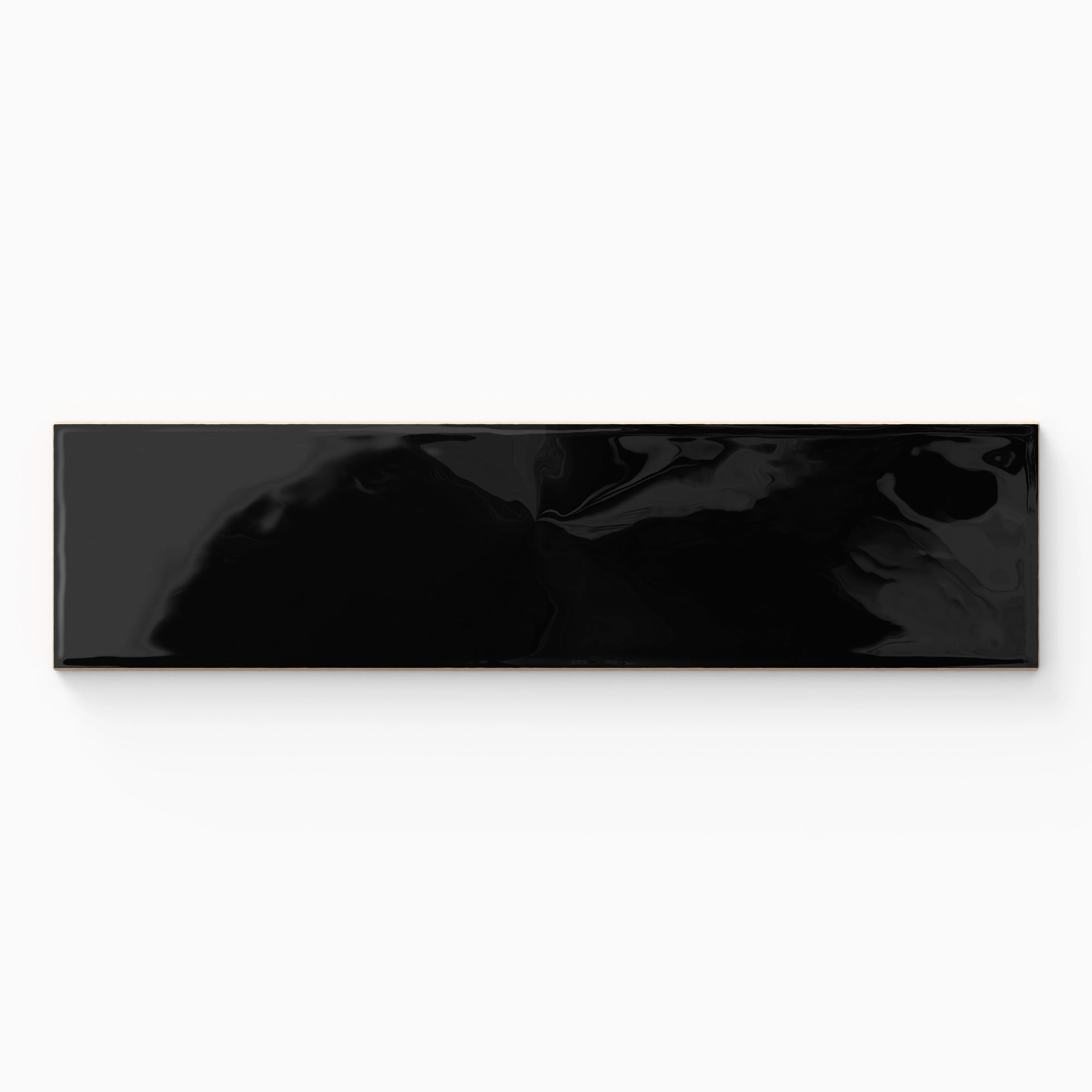 Madilyn 3x12 Glossy Ceramic Tile in Midnight - Image 3