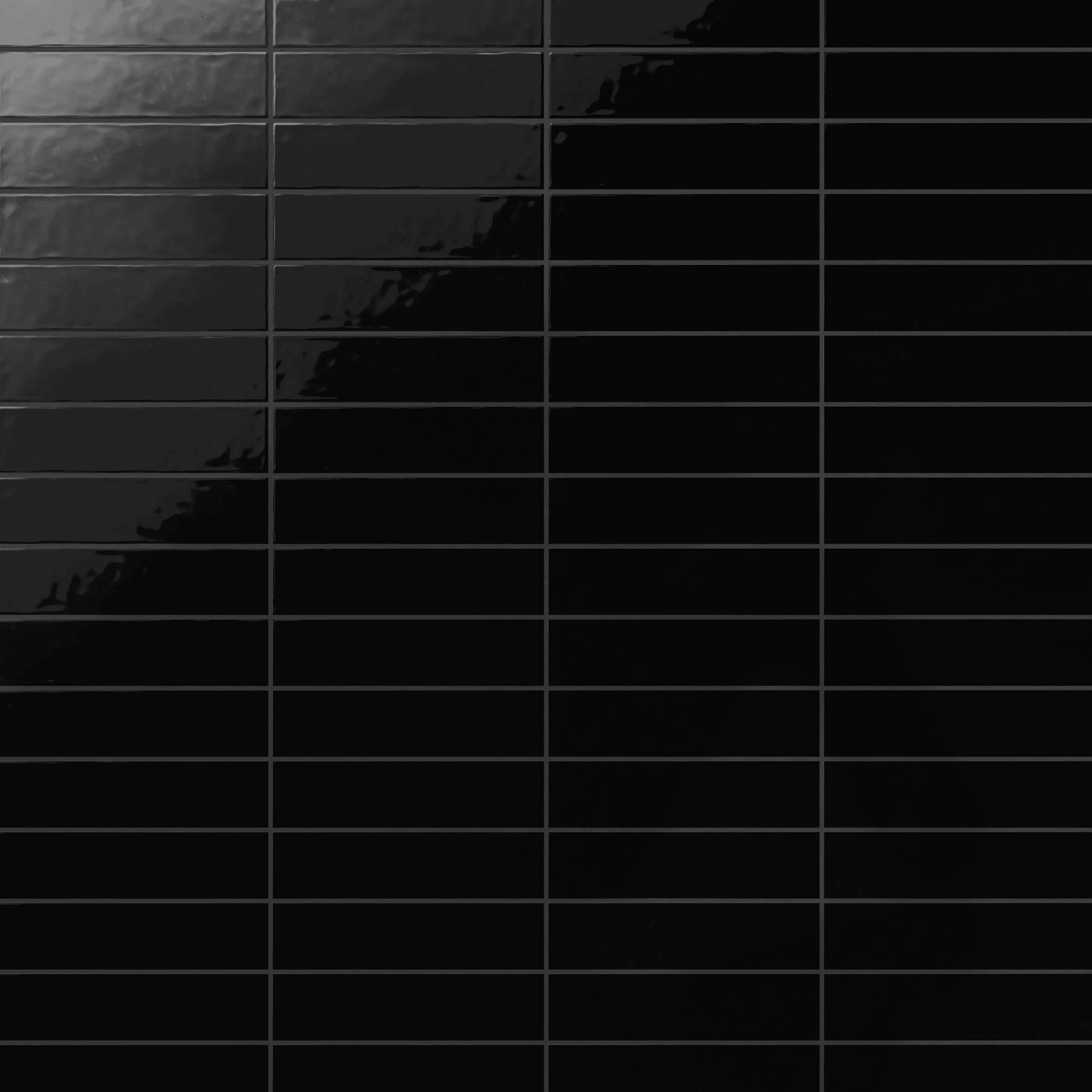 Madilyn 3x12 Glossy Ceramic Tile in Midnight - Image 6