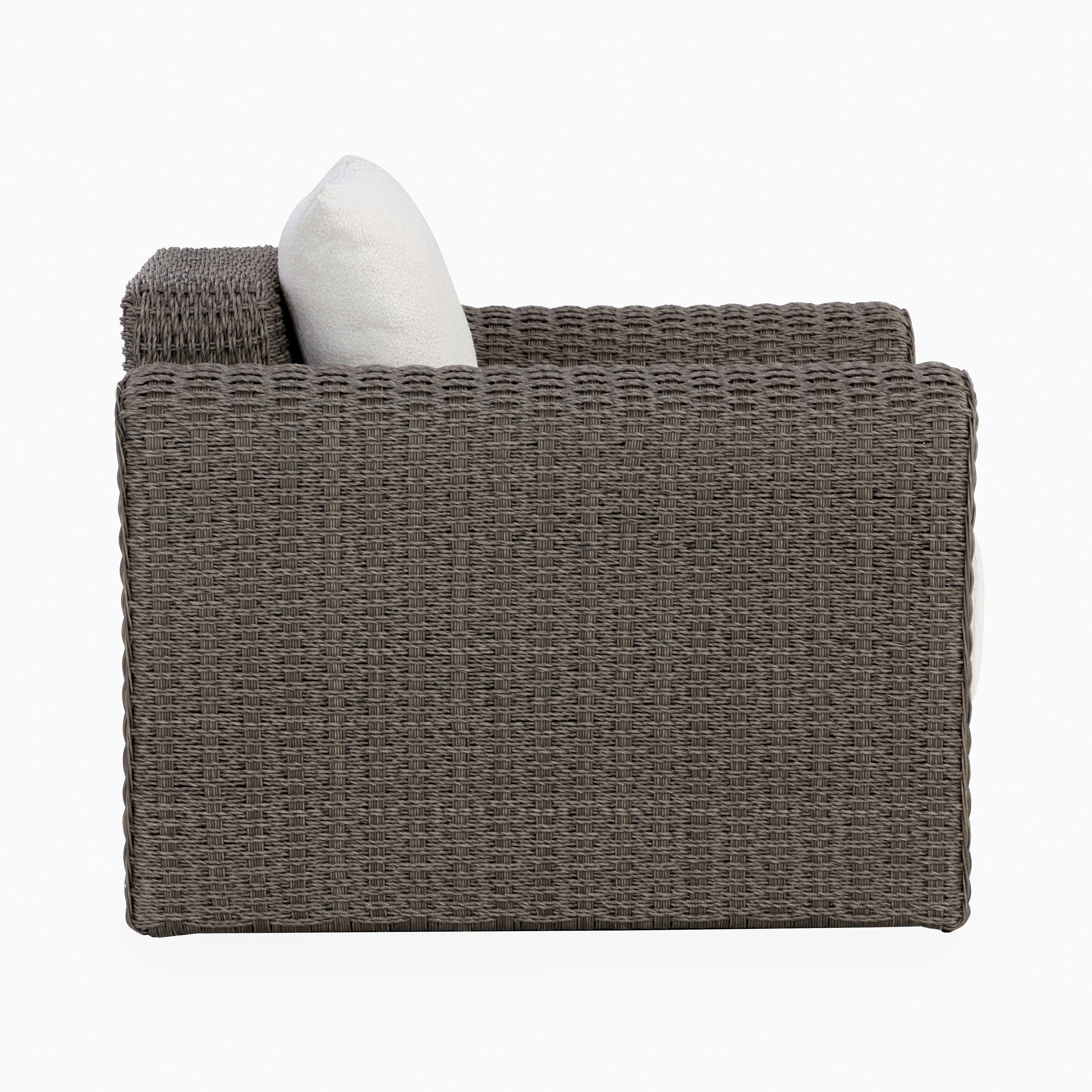 Maelle Outdoor Lounge Chair in Grey - Image 3