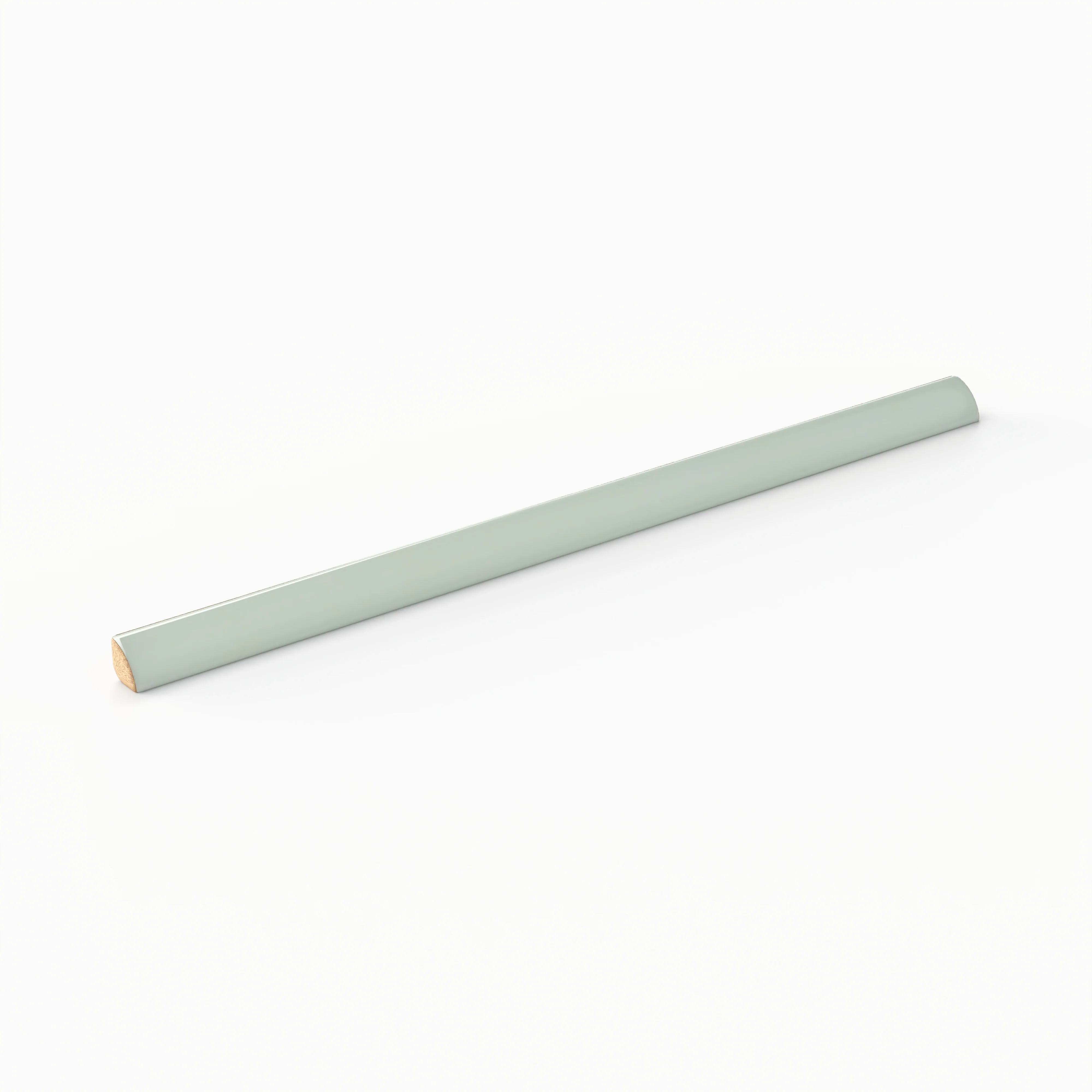 Maisie 0.5x8 Jolly Glossy Porcelain Tile in Pistachio - Image 3