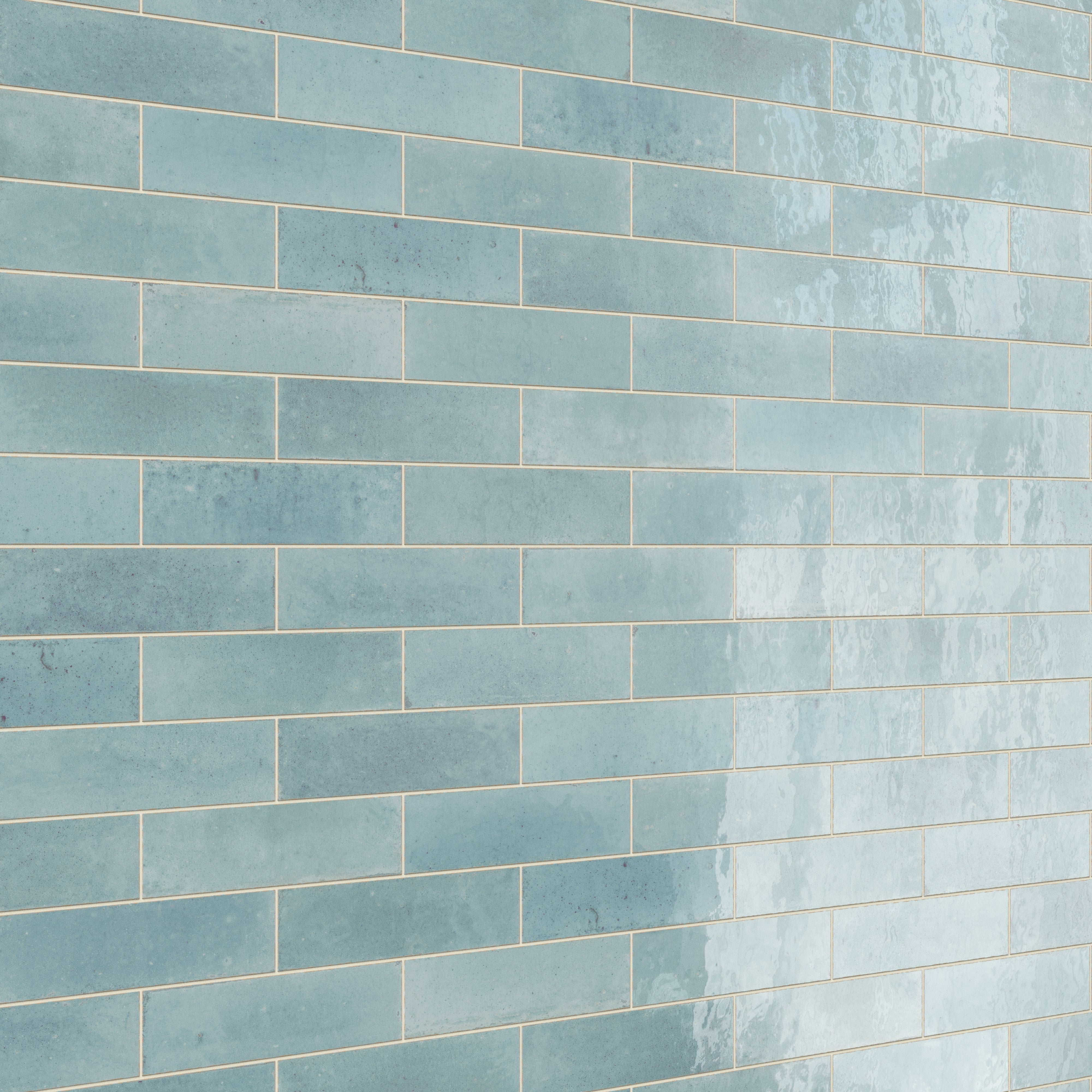 Makenna 3x11 Glossy Porcelain Tile in Agua - Image 6