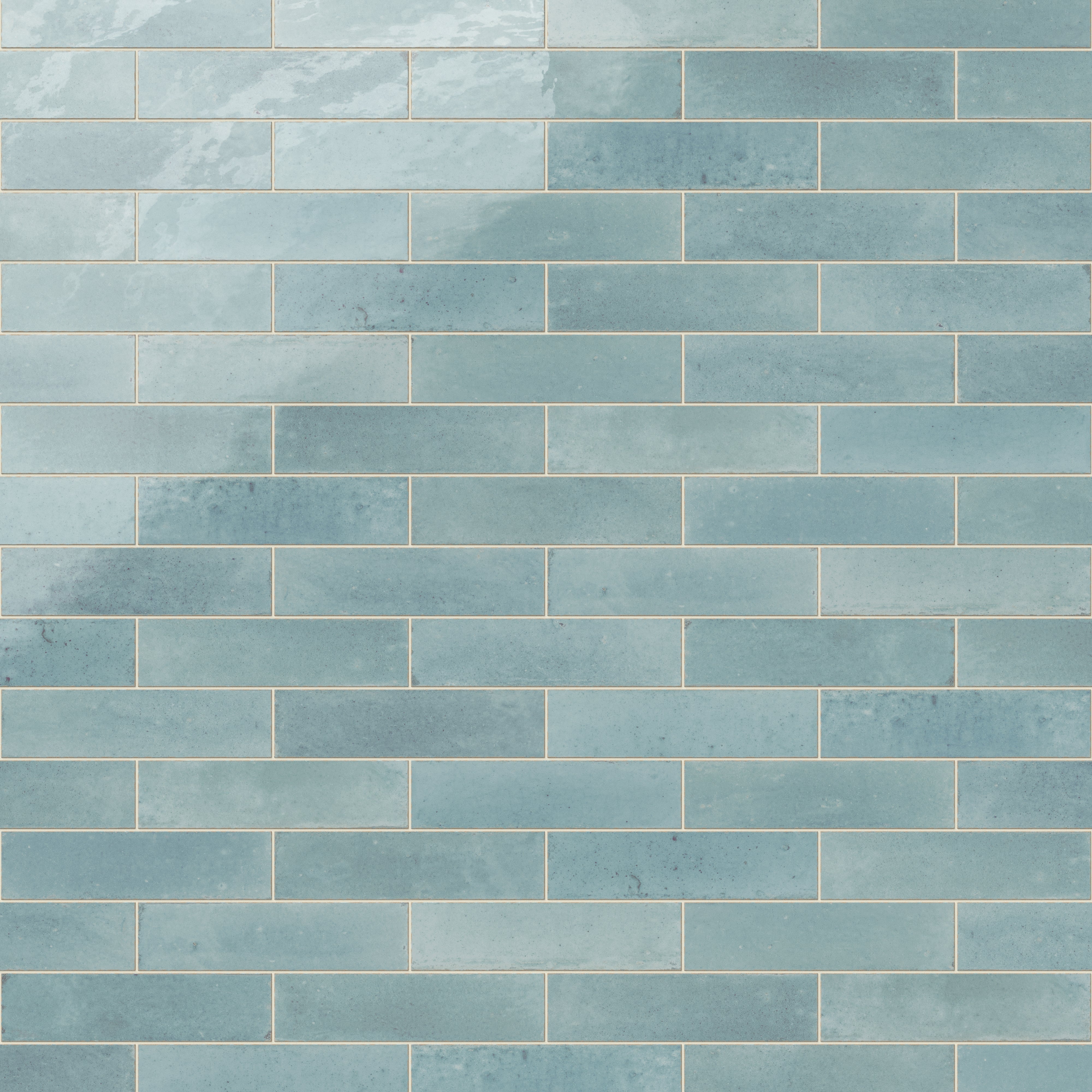 Makenna 3x11 Glossy Porcelain Tile in Agua - Image 7