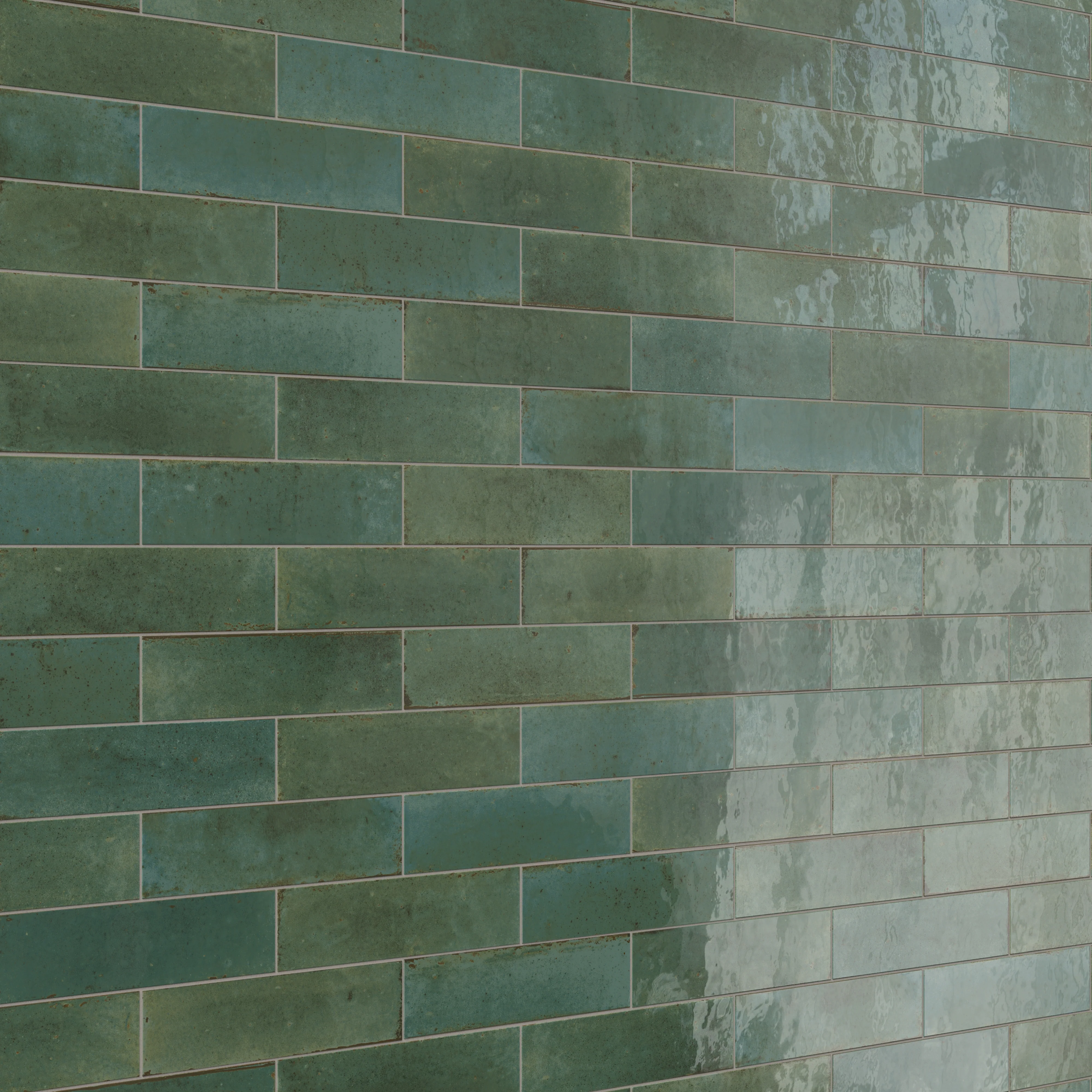 Makenna 3x11 Glossy Porcelain Tile in Forest - Image 7