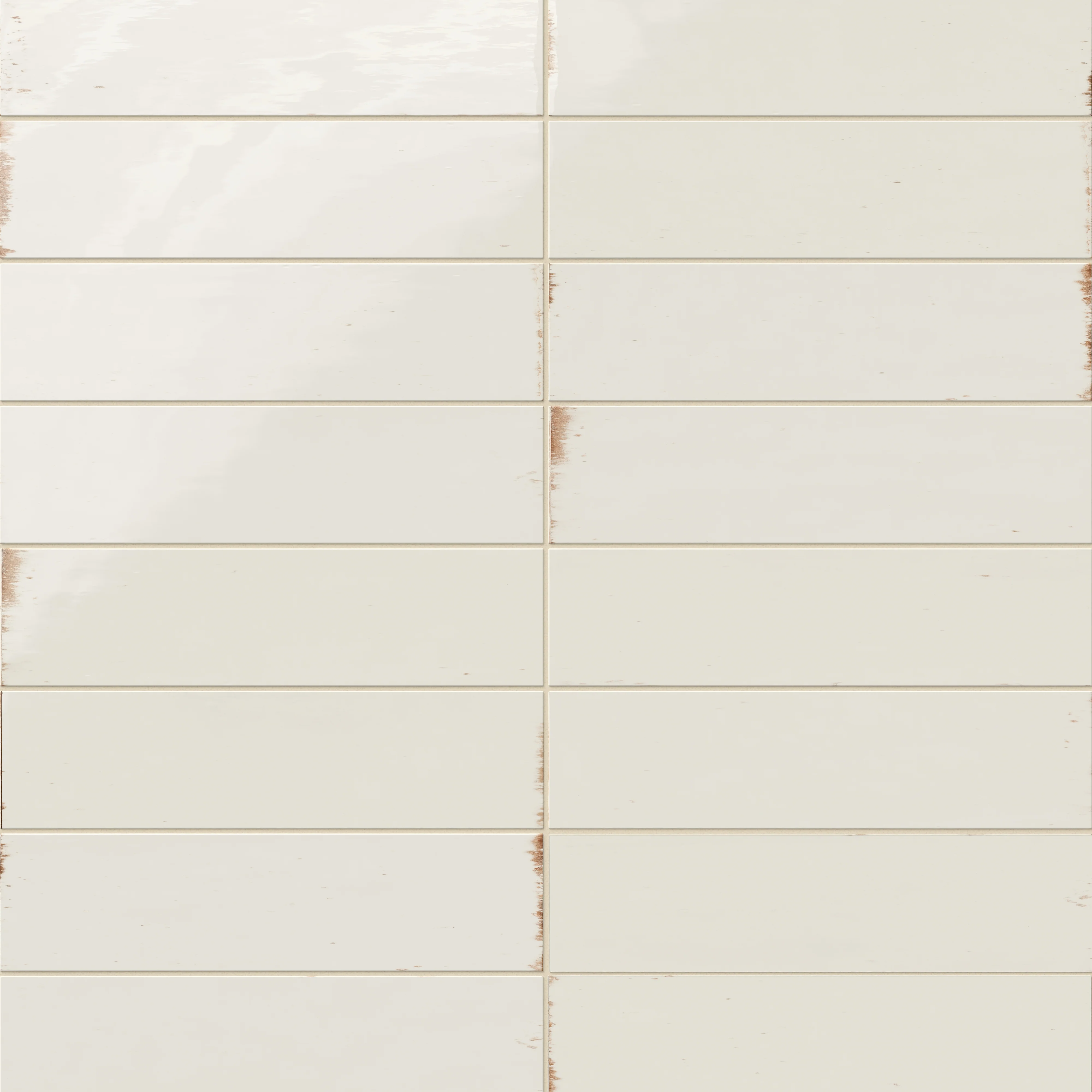 Makenna 3x11 Glossy Porcelain Tile in Frost