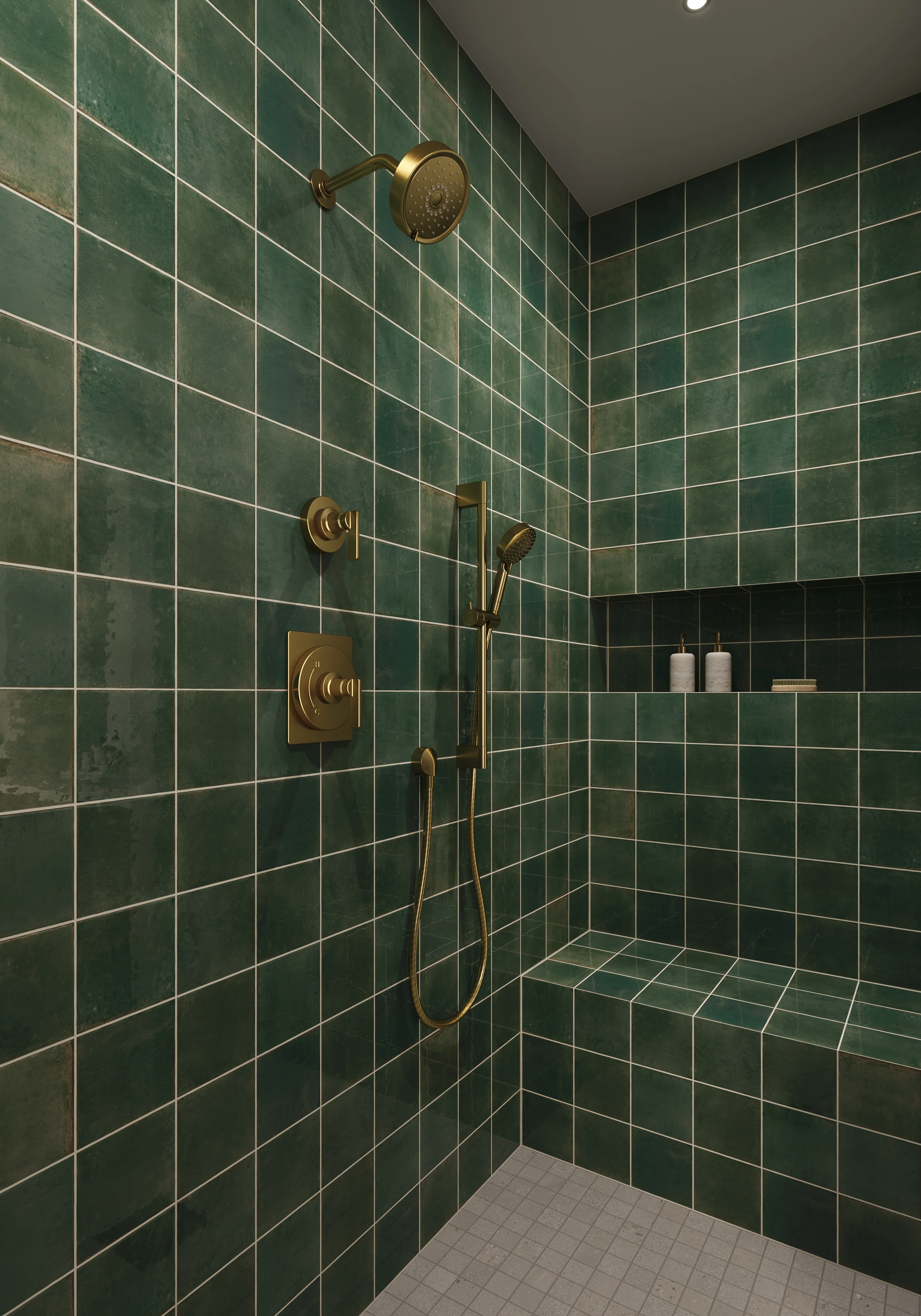 Sloane 2x2 Matte Porcelain Mosaic Tile in Sandstone - Image 11