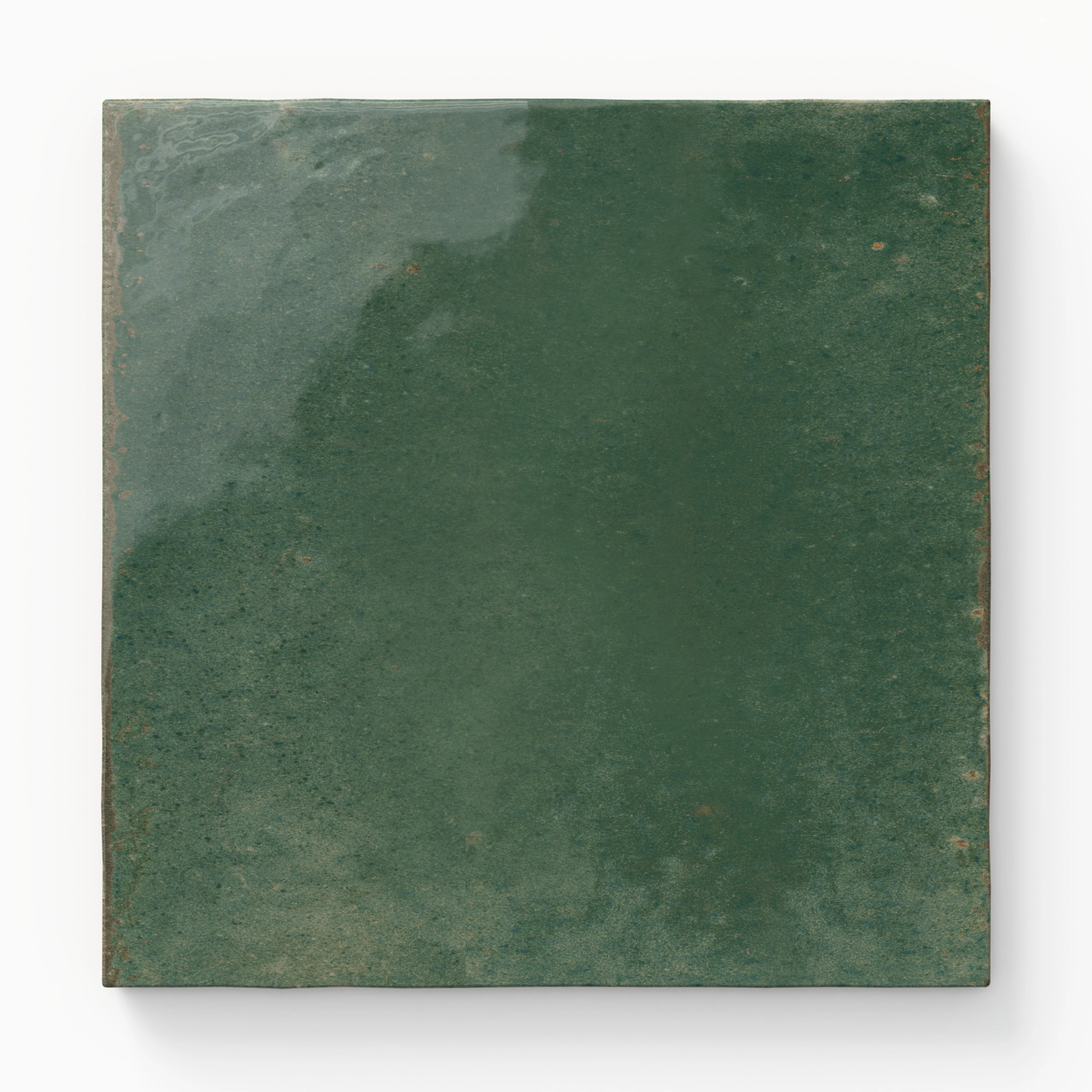 Makenna 6x6 Glossy Porcelain Tile in Forest - Image 3