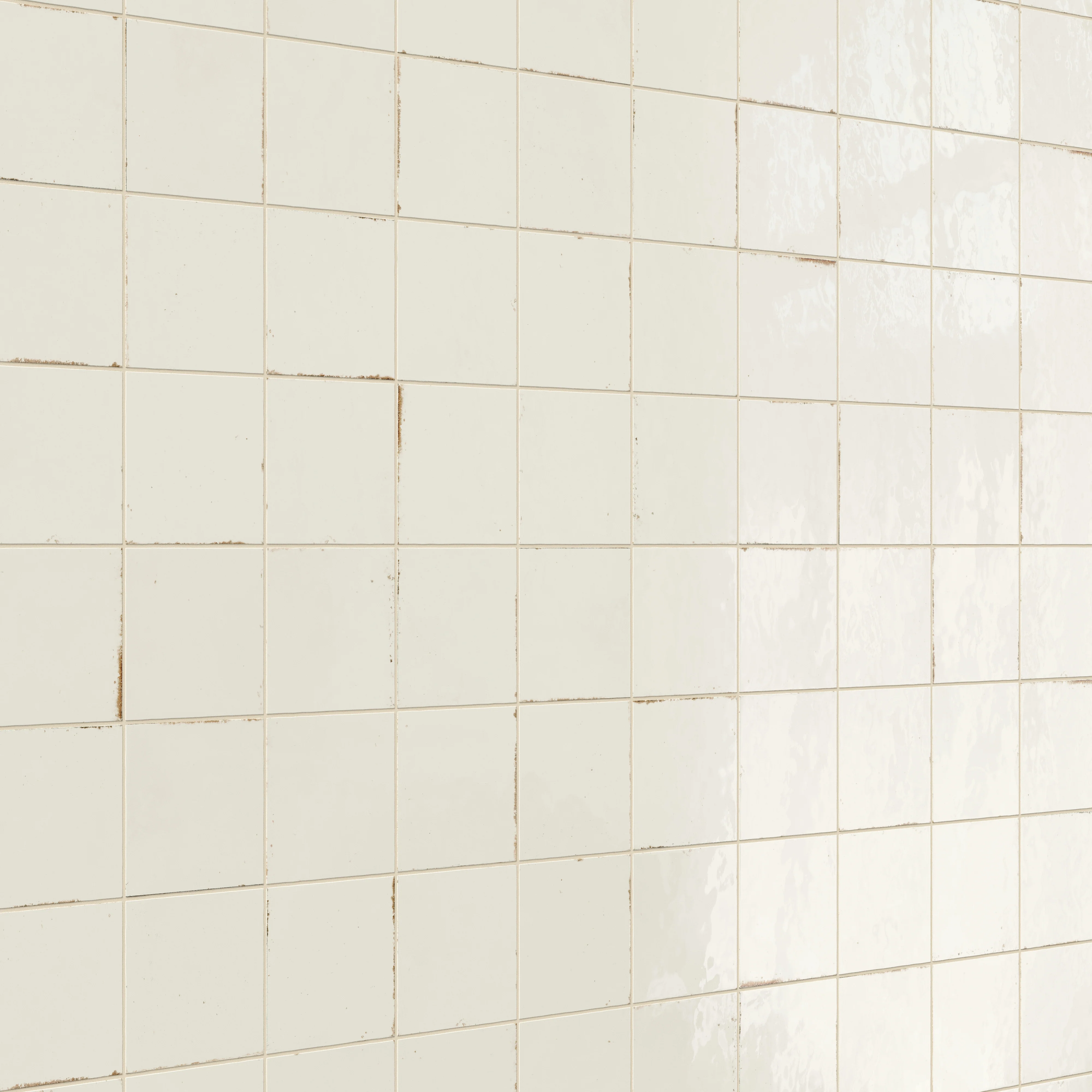 Makenna 6x6 Glossy Porcelain Tile in Frost - Image 5