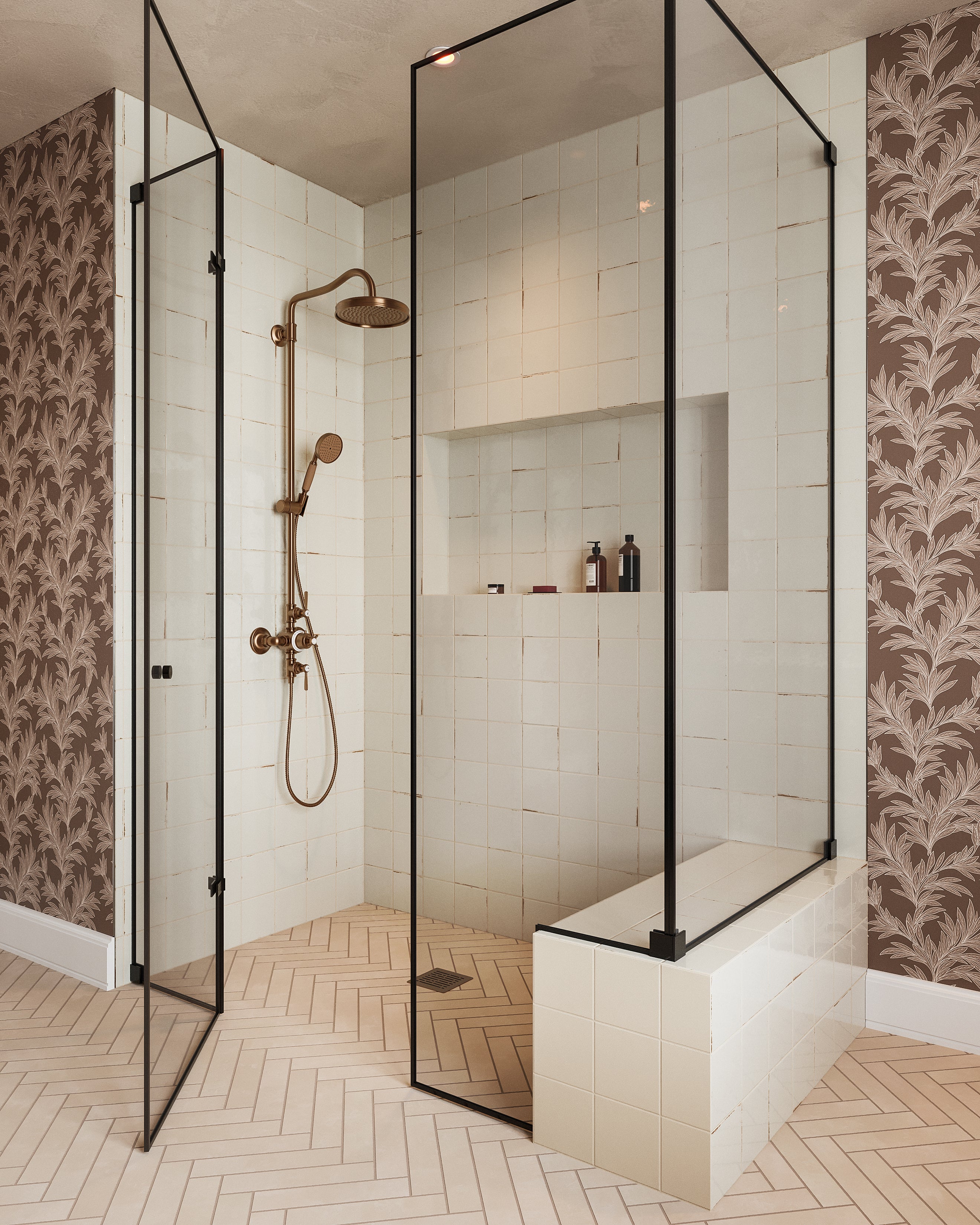 Makenna 6x6 Glossy Porcelain Tile in Frost - Image 9