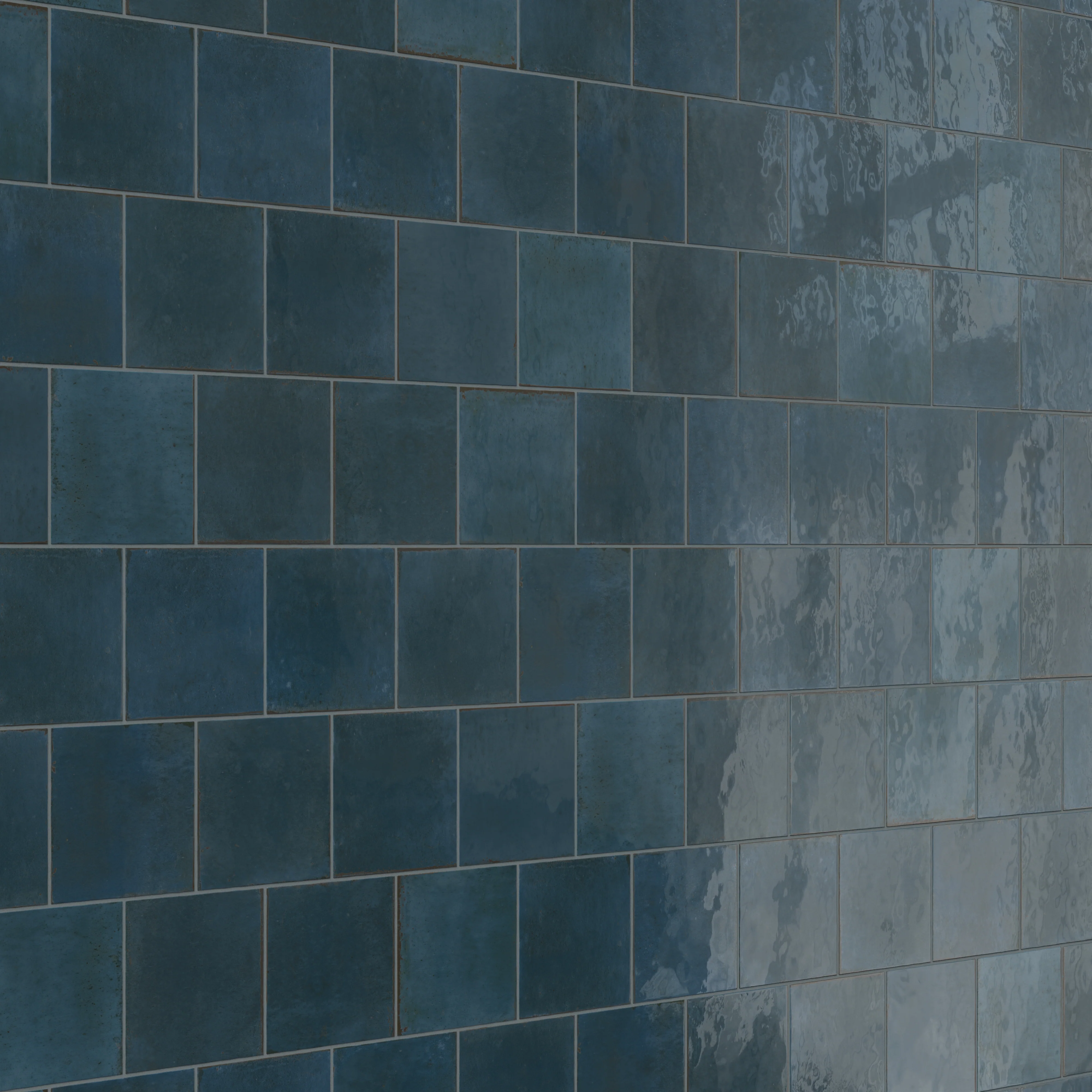 Makenna 6x6 Glossy Porcelain Tile in Indigo - Image 6