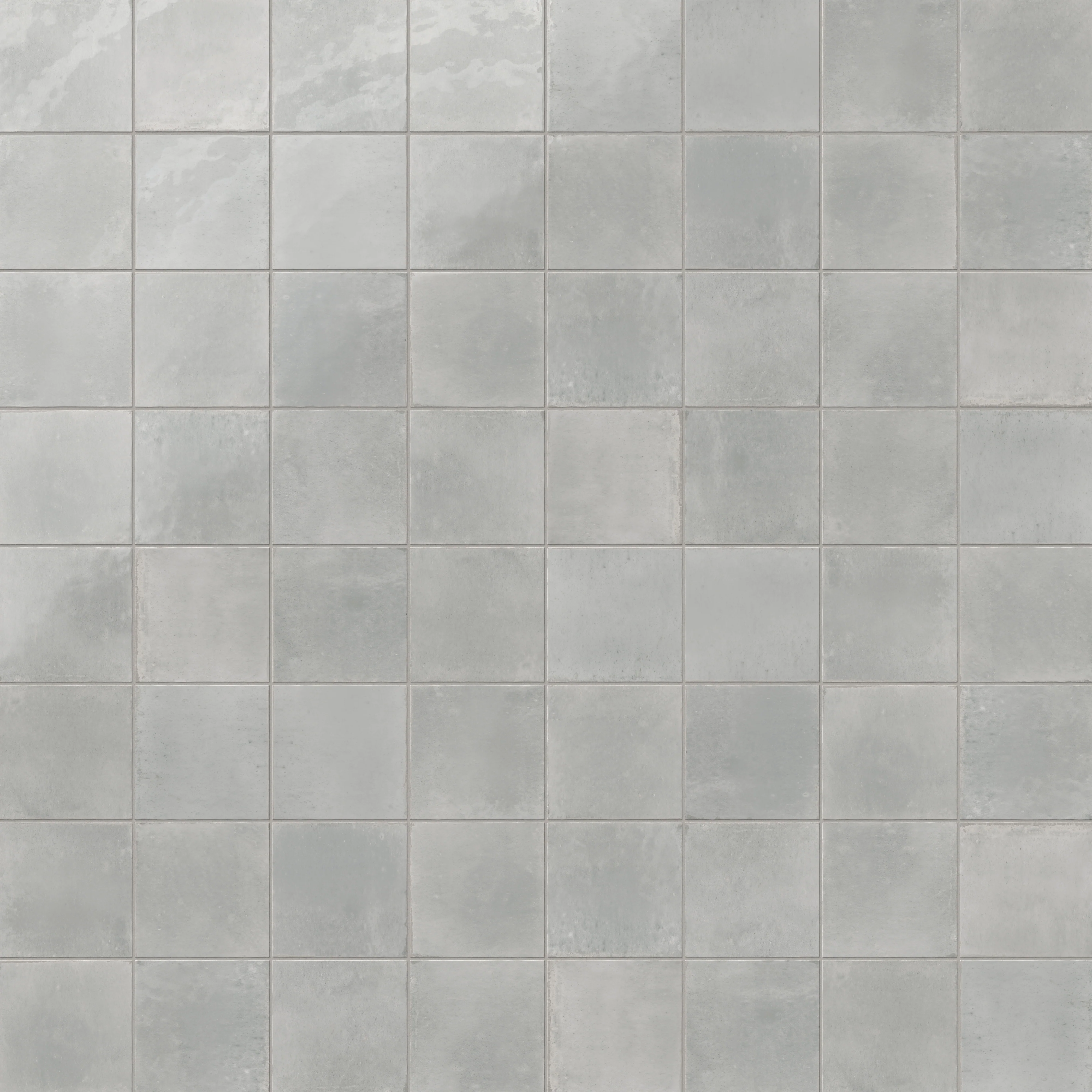 Makenna 6x6 Glossy Porcelain Tile in Pebble - Image 6