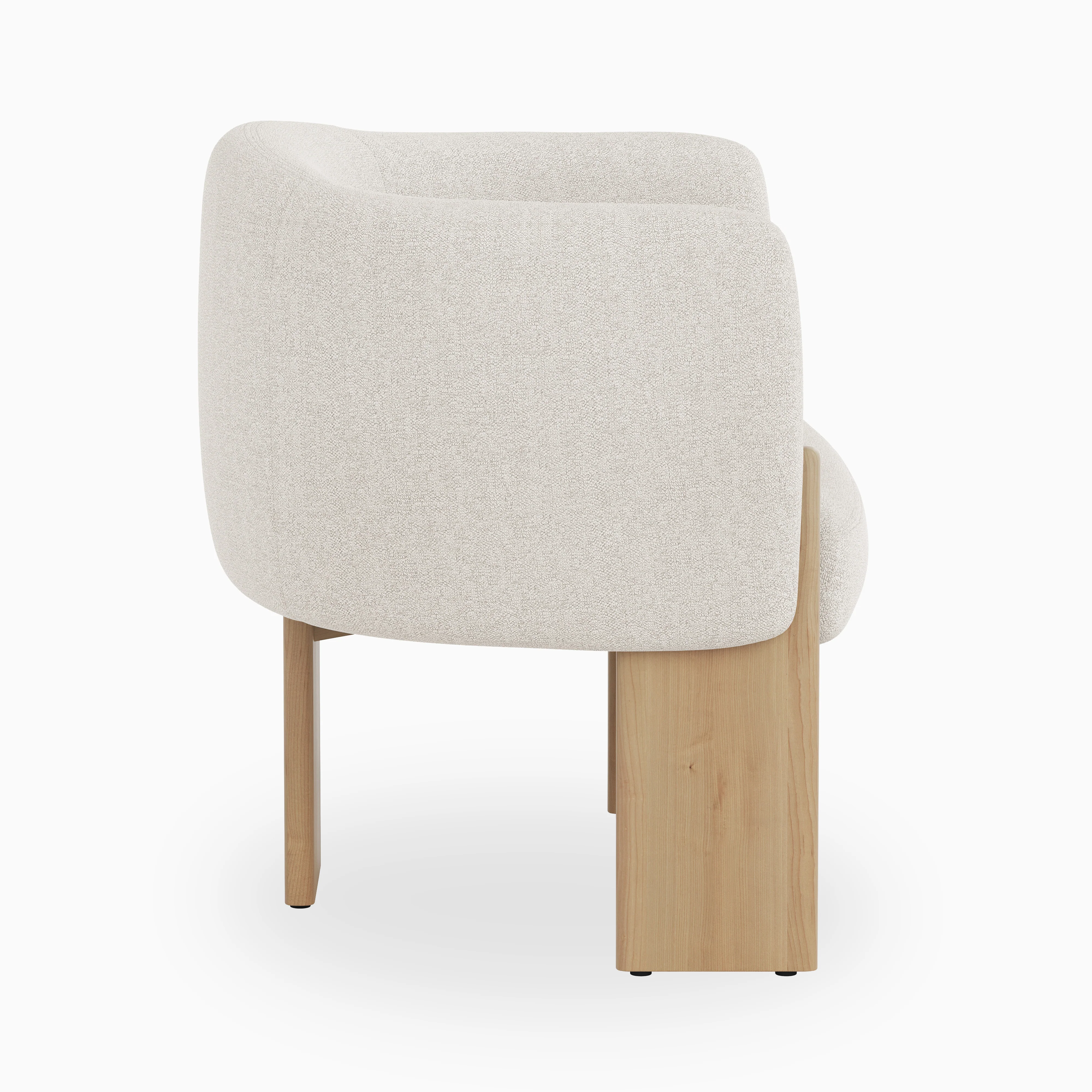 Malvian Lounge Chair in Taupe - Image 3