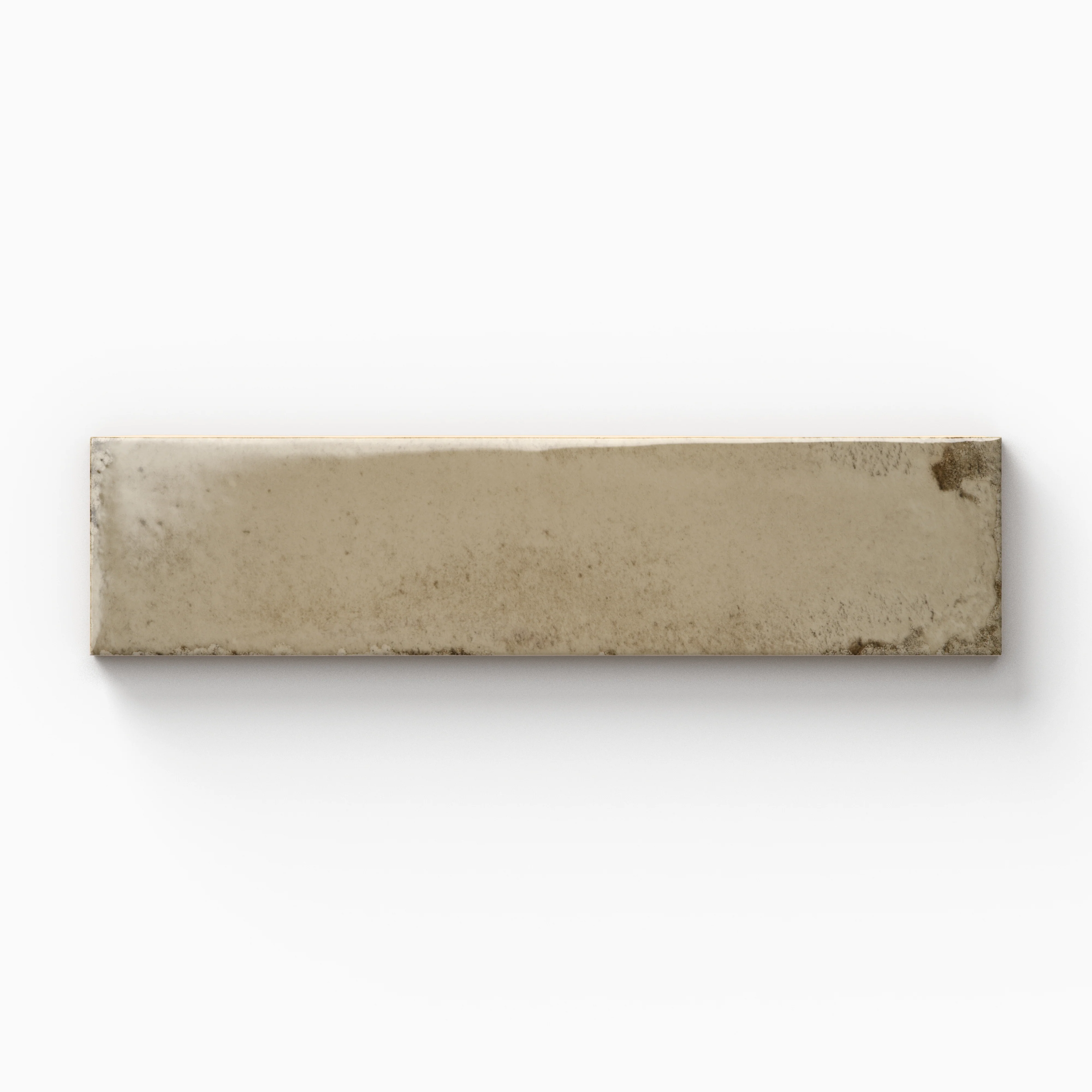 Mara 2x10 Glossy Ceramic Tile in Chicory Greige - Image 2