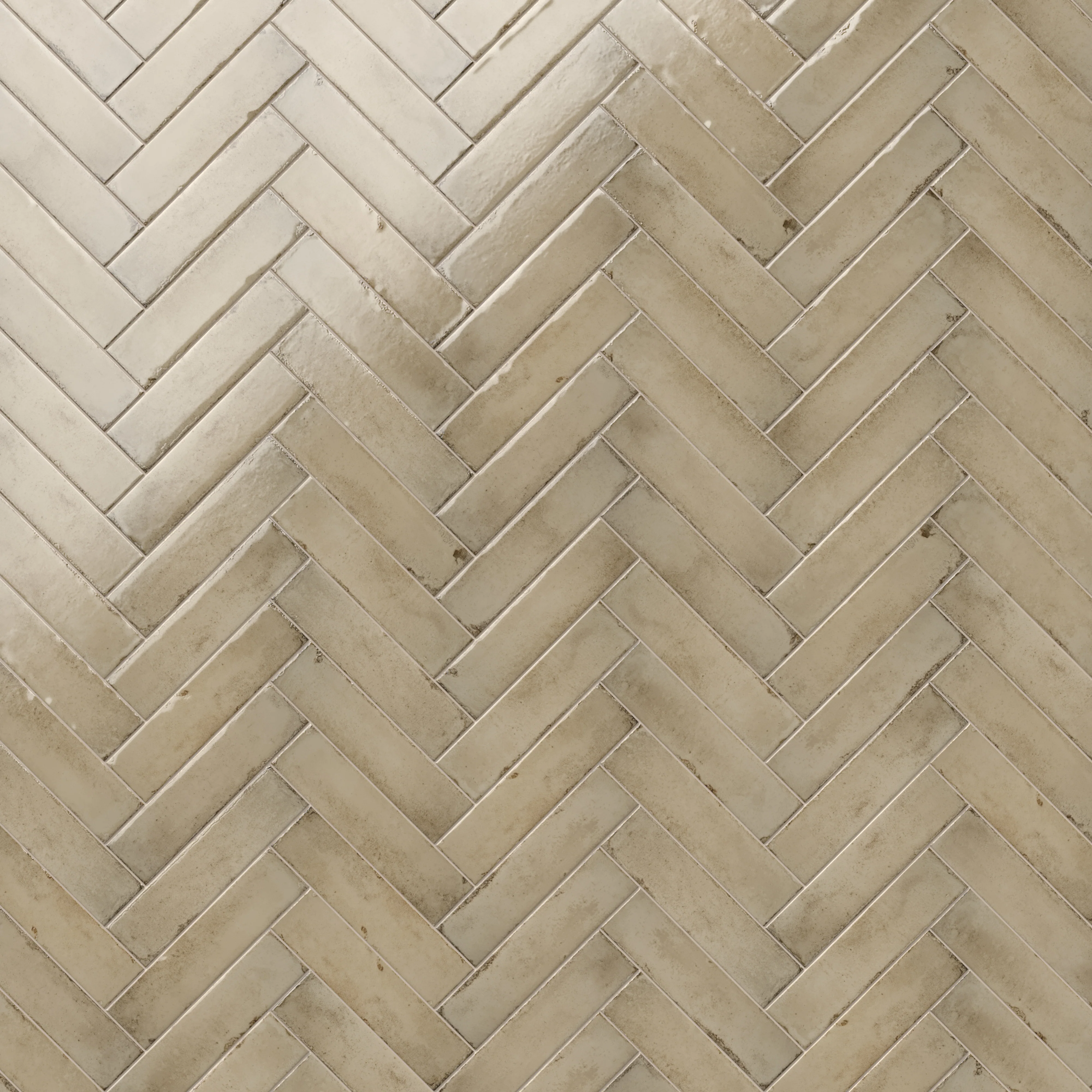 Mara 2x10 Glossy Ceramic Tile in Chicory Greige - Image 7