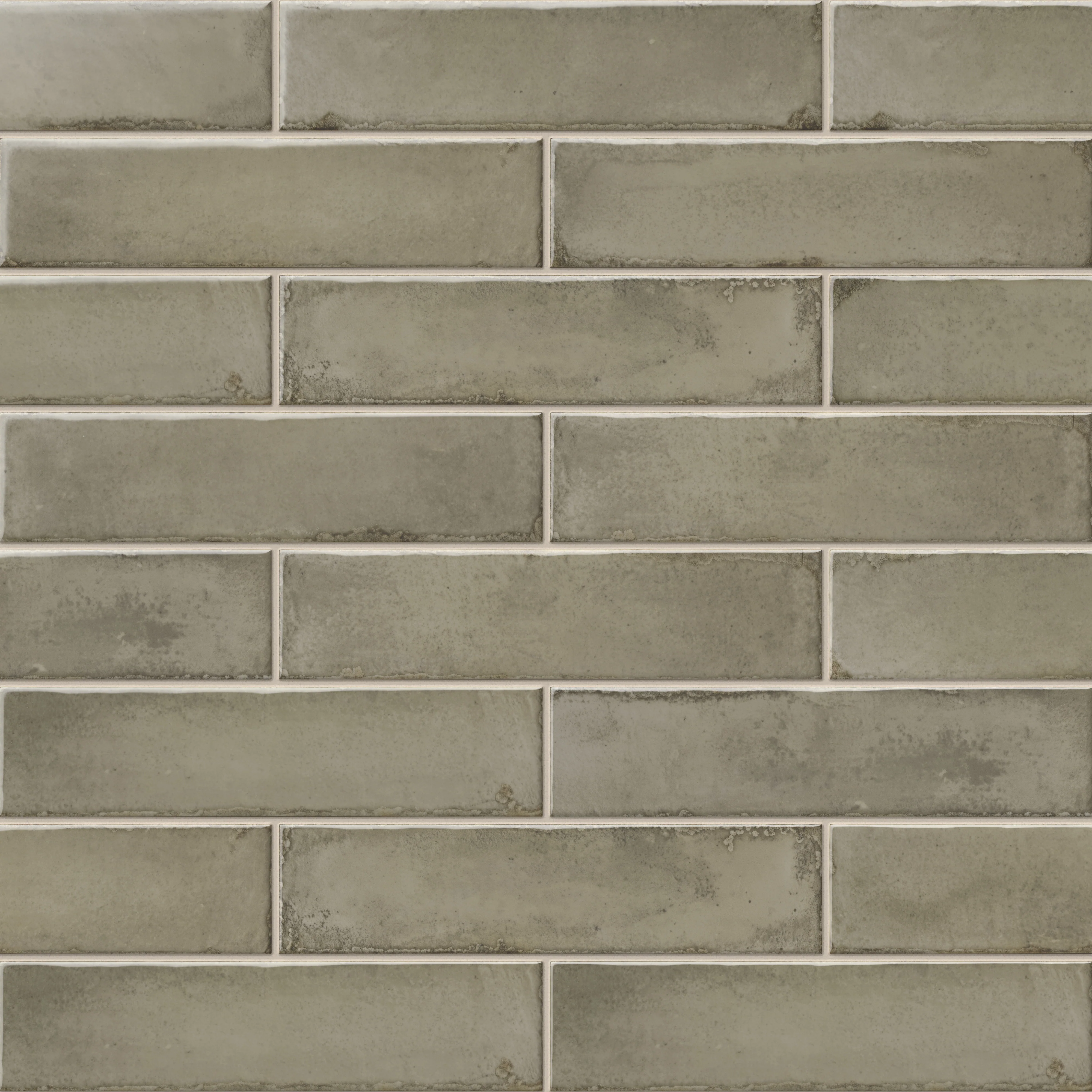 Mara 2x10 Glossy Ceramic Tile in Natural Grey - Image 6