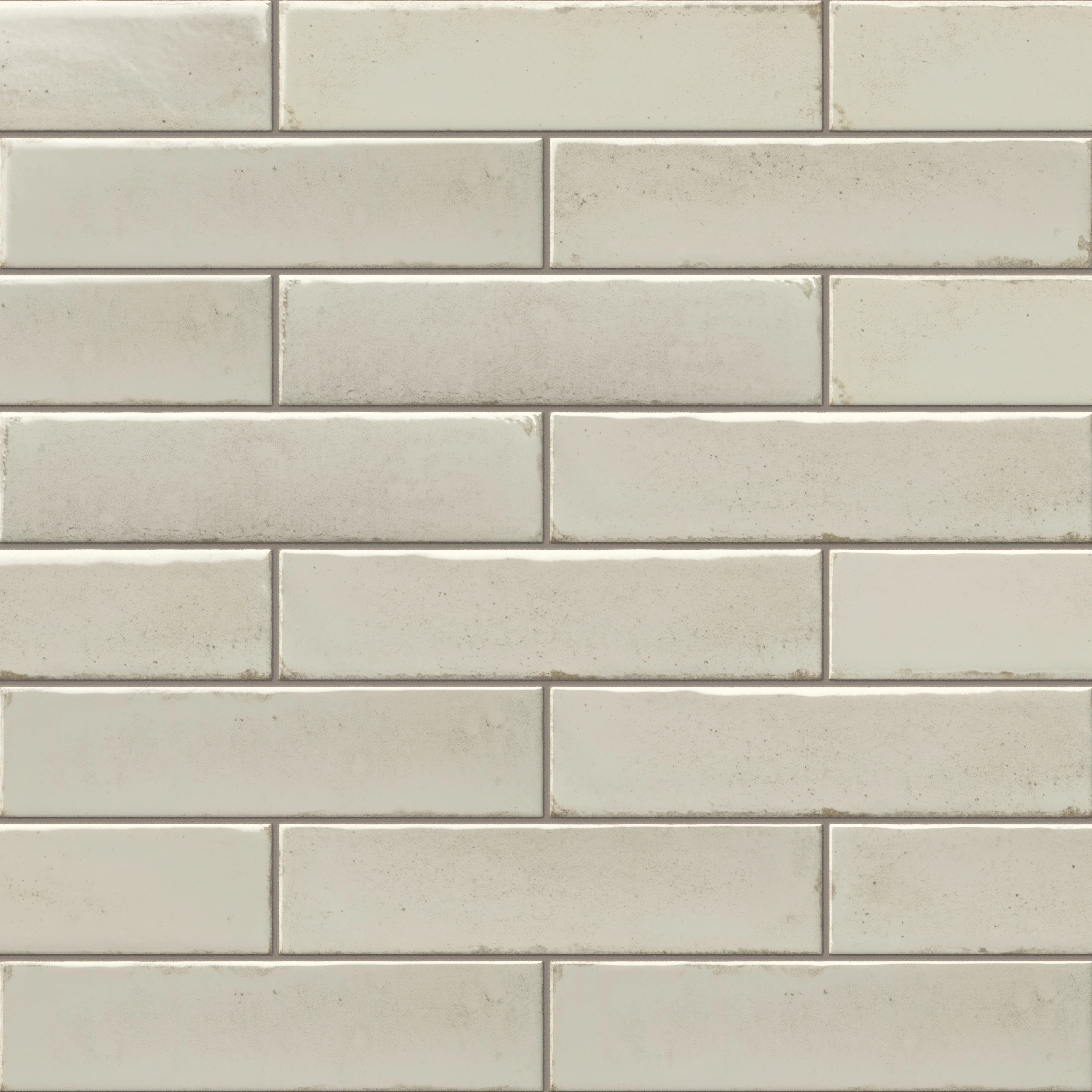 Mara 2x10 Glossy Ceramic Tile in Sheep's Wool - Image 5