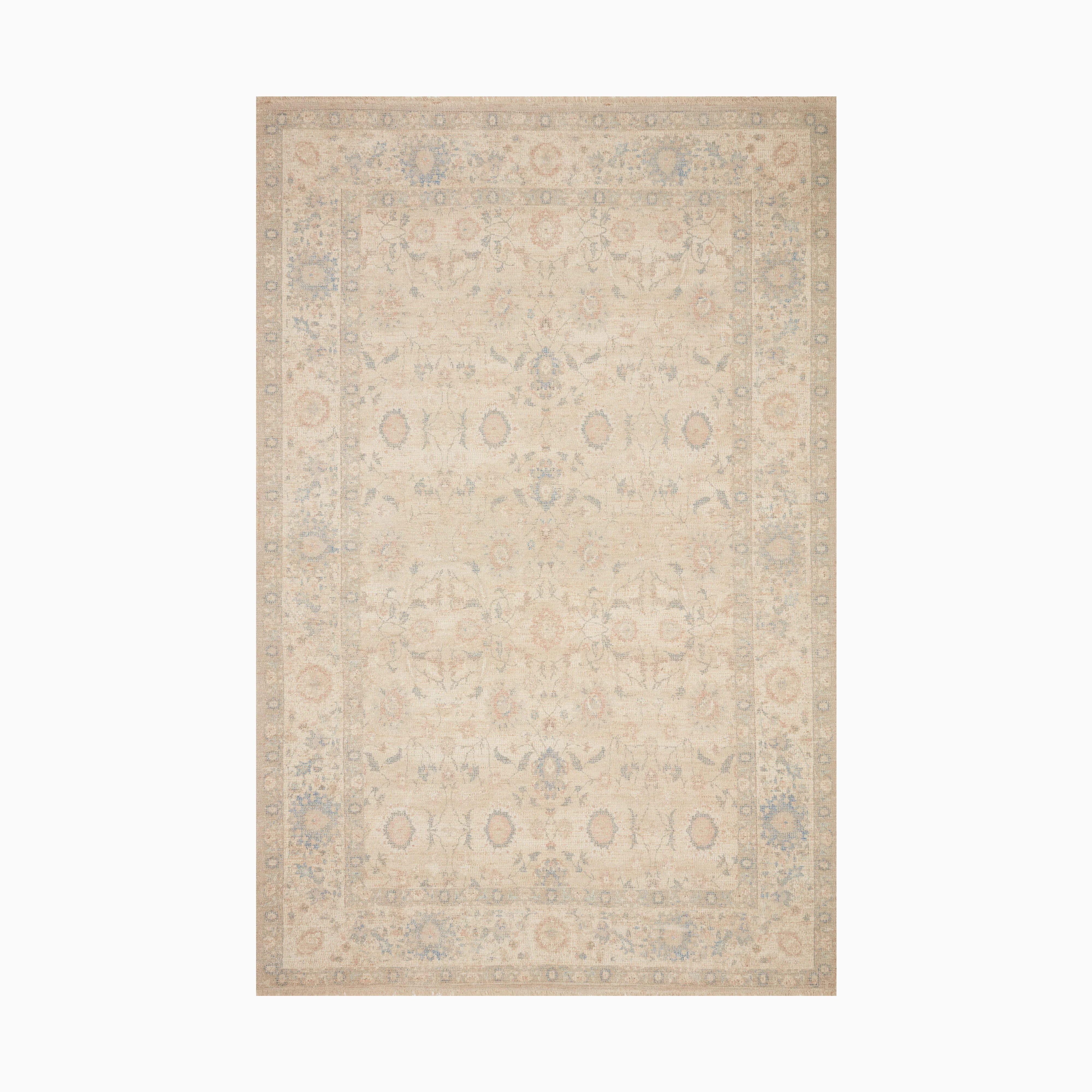 Marcela Cotton Rug in Brick / Lake
